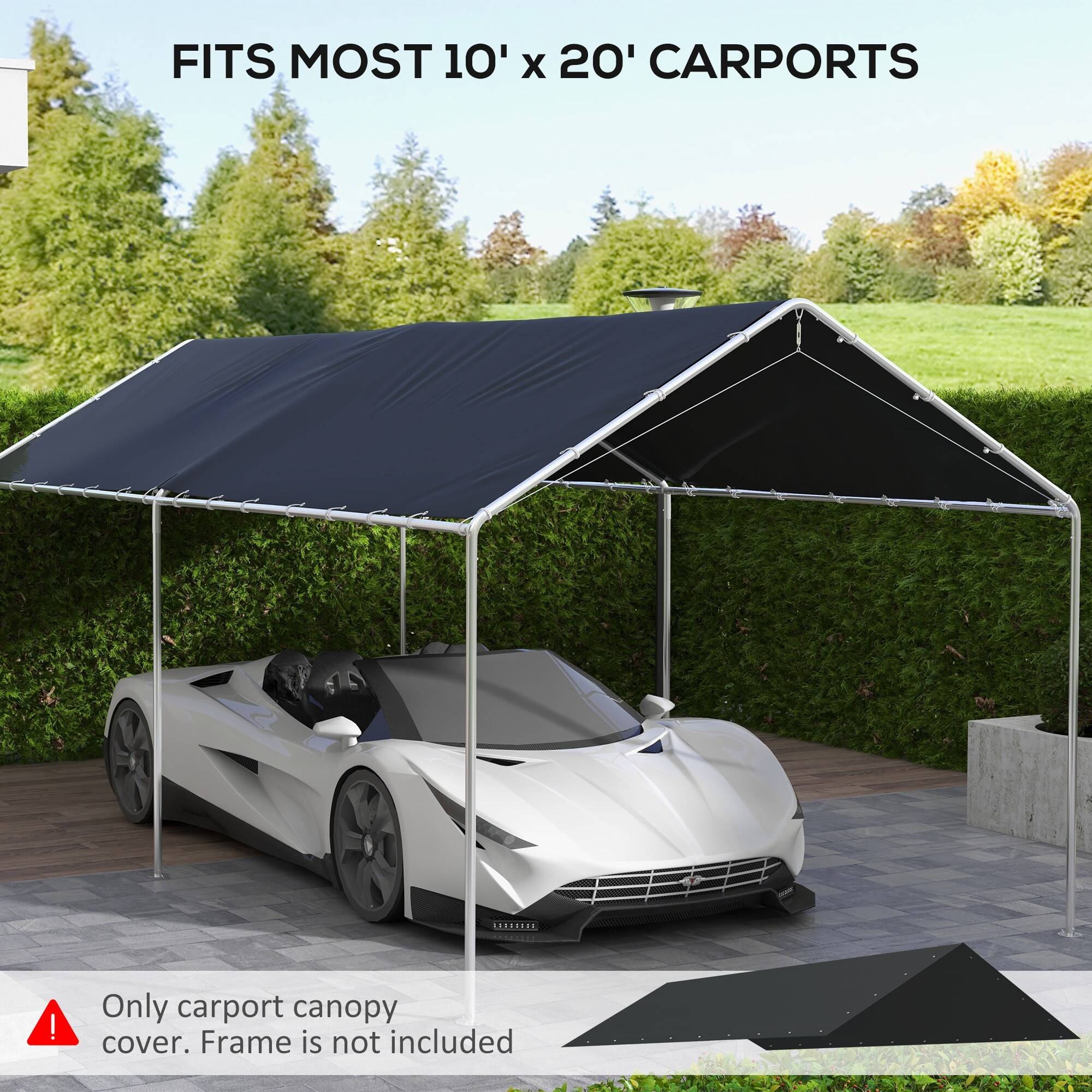 Wooakway FXLS0607-605B75 Carport-Covers - View #6