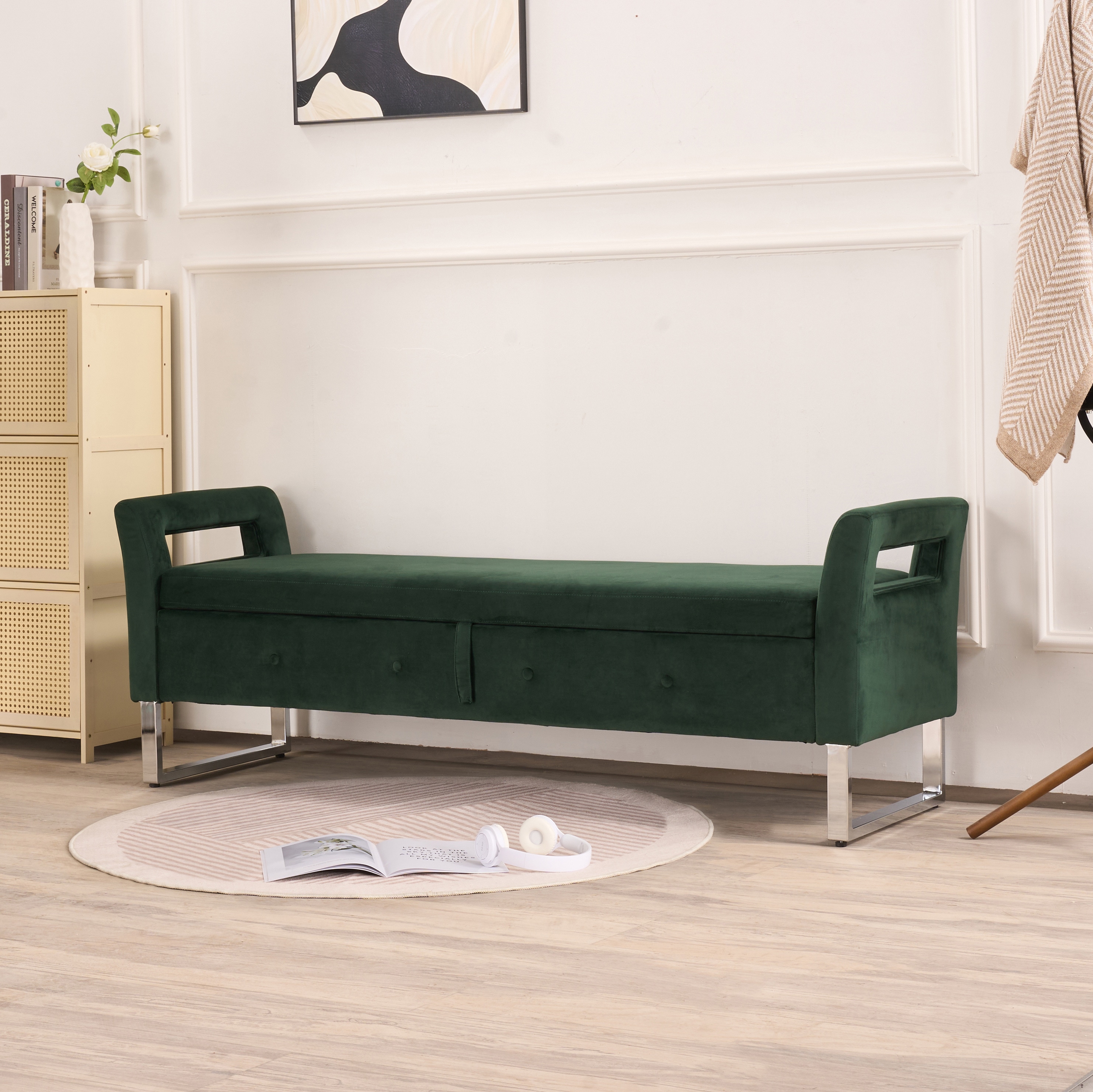 Hrinhom HC-S4113-GREEN bench - View #4
