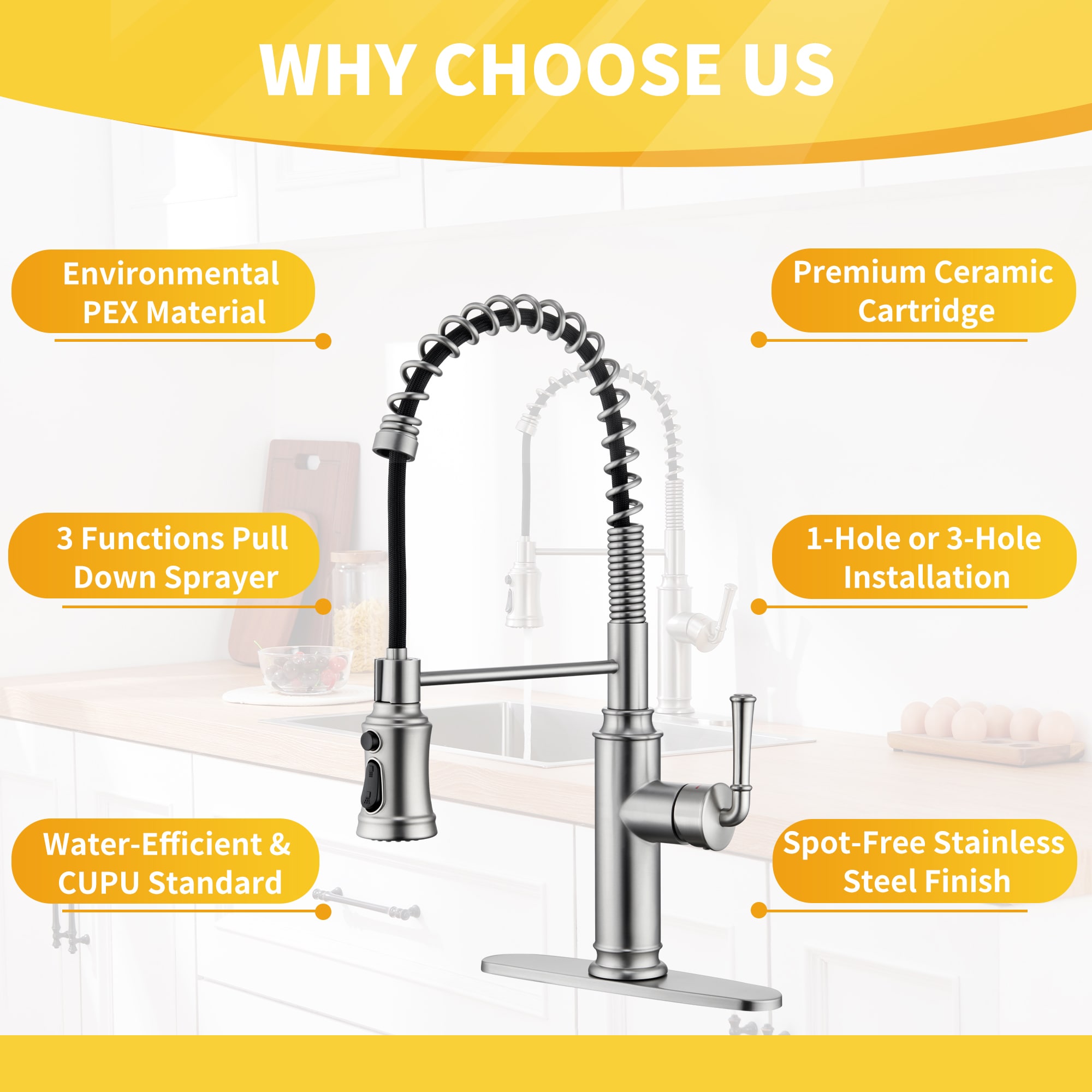 CASAINC CA-WH1050 Kitchen-Faucets - View #7