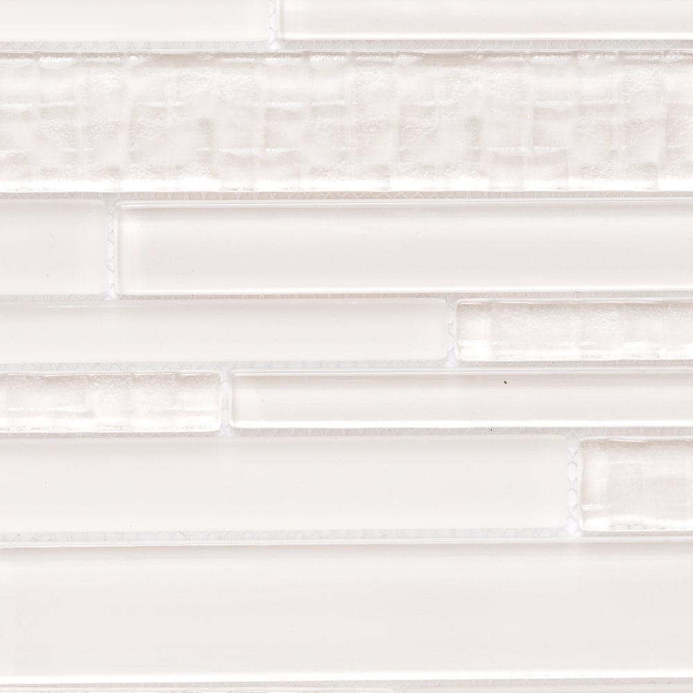 Karma Cream 12" x 12" Glass Mosaic Wall Tile