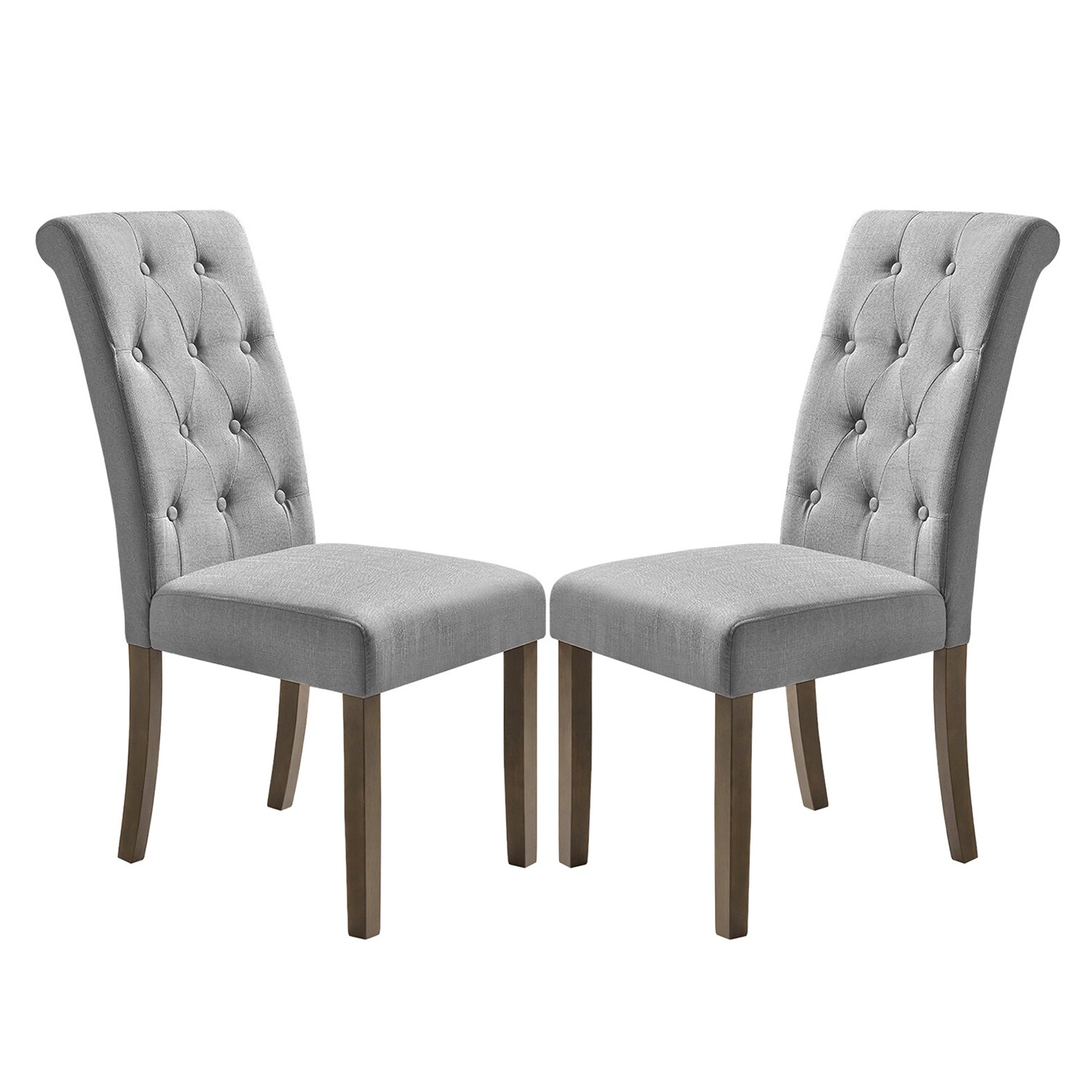 CO-Z King Louis XVI Upholstered Dining and Side Chairs, Set of 2