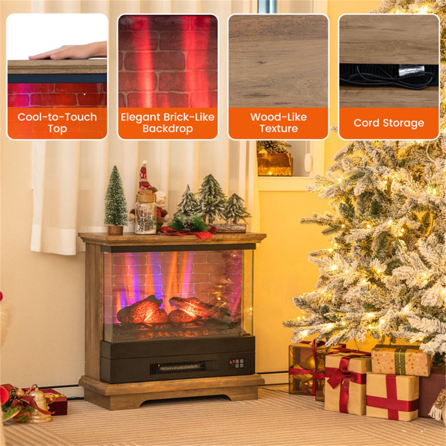 BABOOM BOM-60US-BN-CO Electric-Fireplaces - View #9