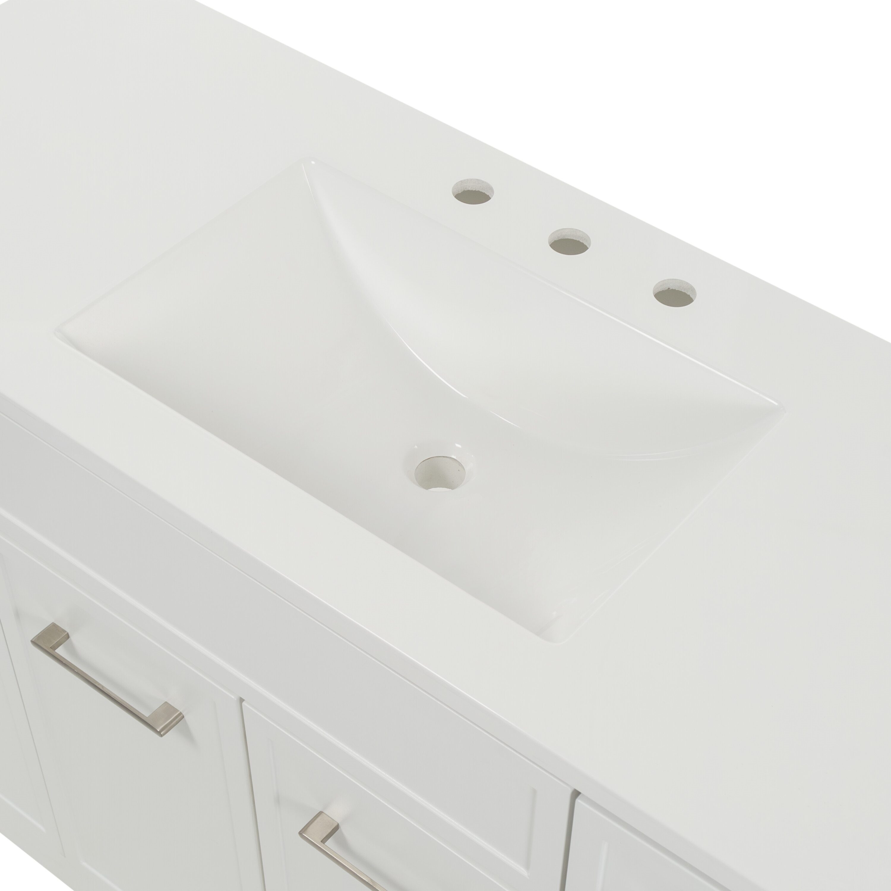 Diamond NOW PU48P2-WH Bath-Vanity-Combo - View #3