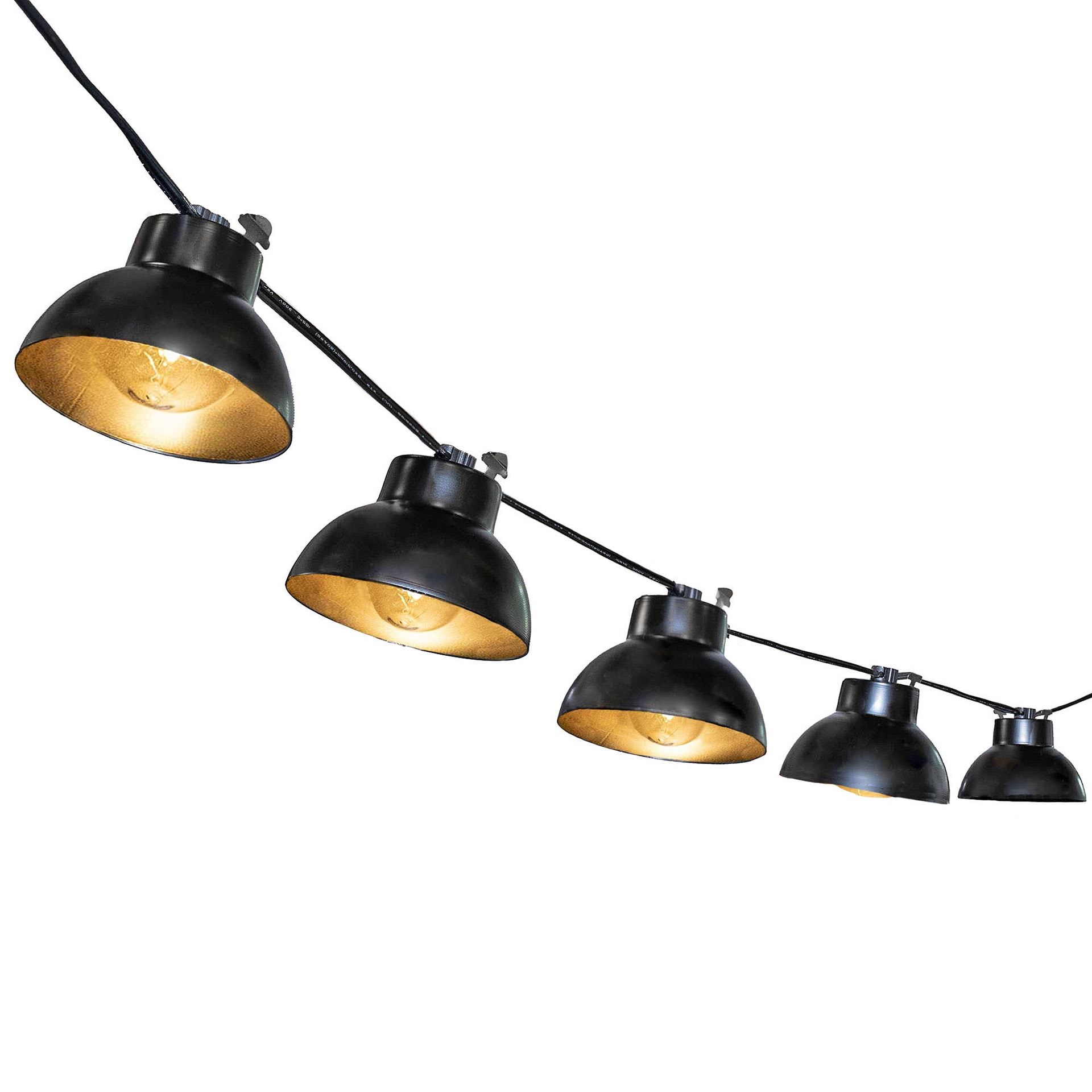 Novelty Lights 10LT-FBWW-G40-BELL Patio-String-Lights - View #3