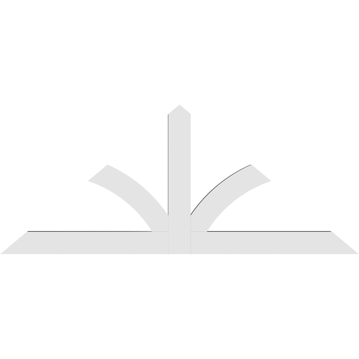 Ekena Millwork GBP096X40X0406RIC00 Exterior-Brackets-Braces - View #4
