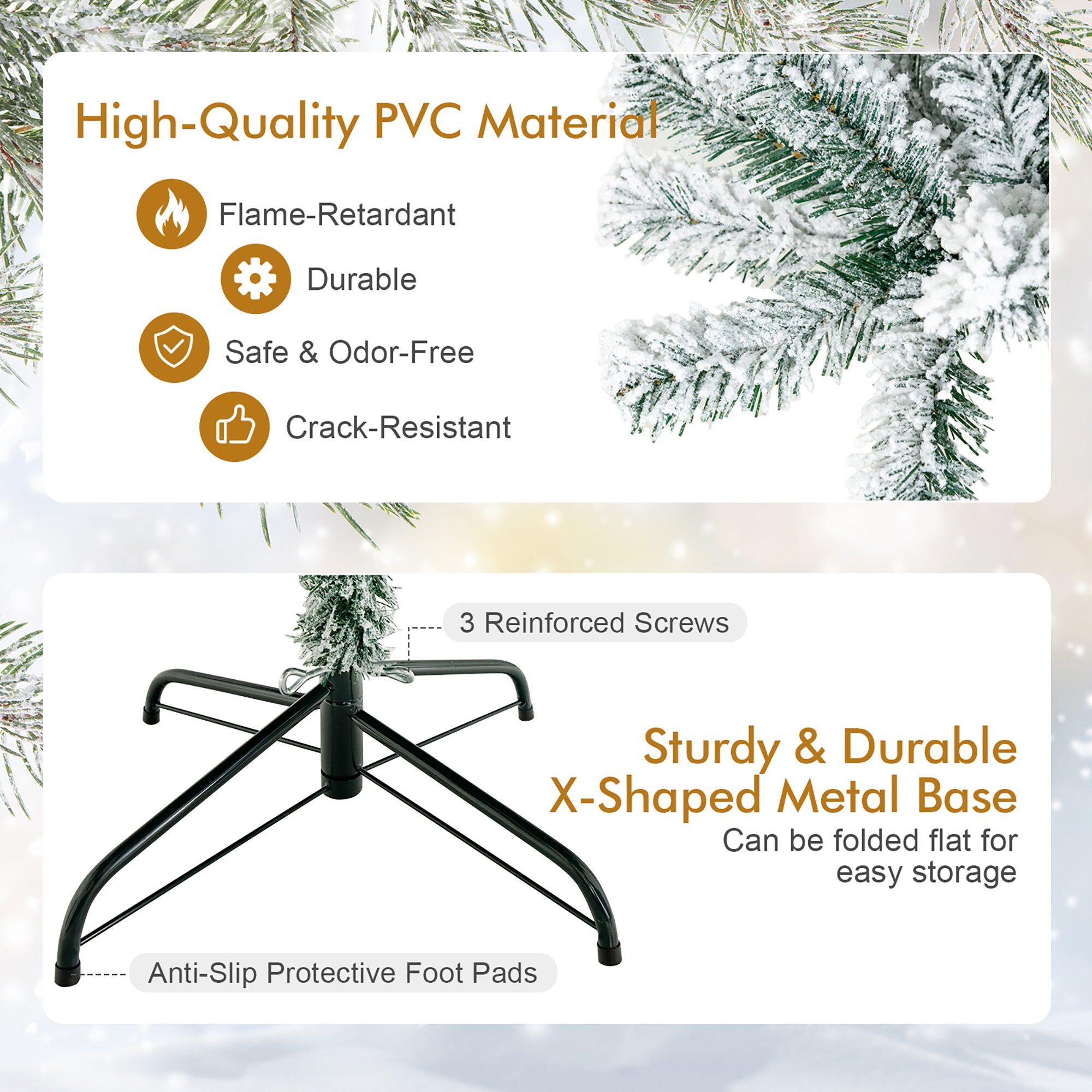 Forclover ALHY-067CM Artificial-Christmas-Trees - View #6