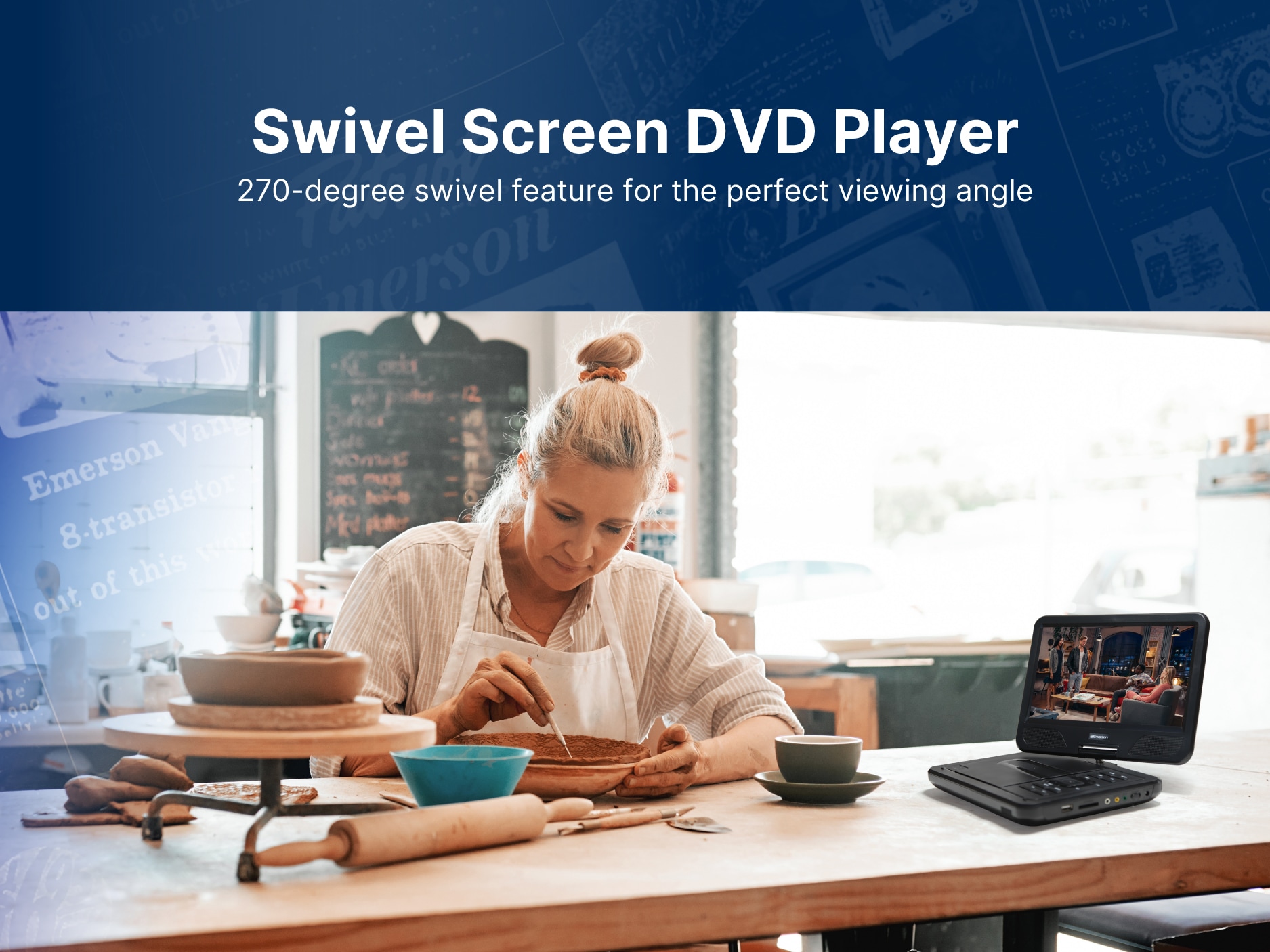 Emerson EPD-1001 Blu-Ray-Players - View #4