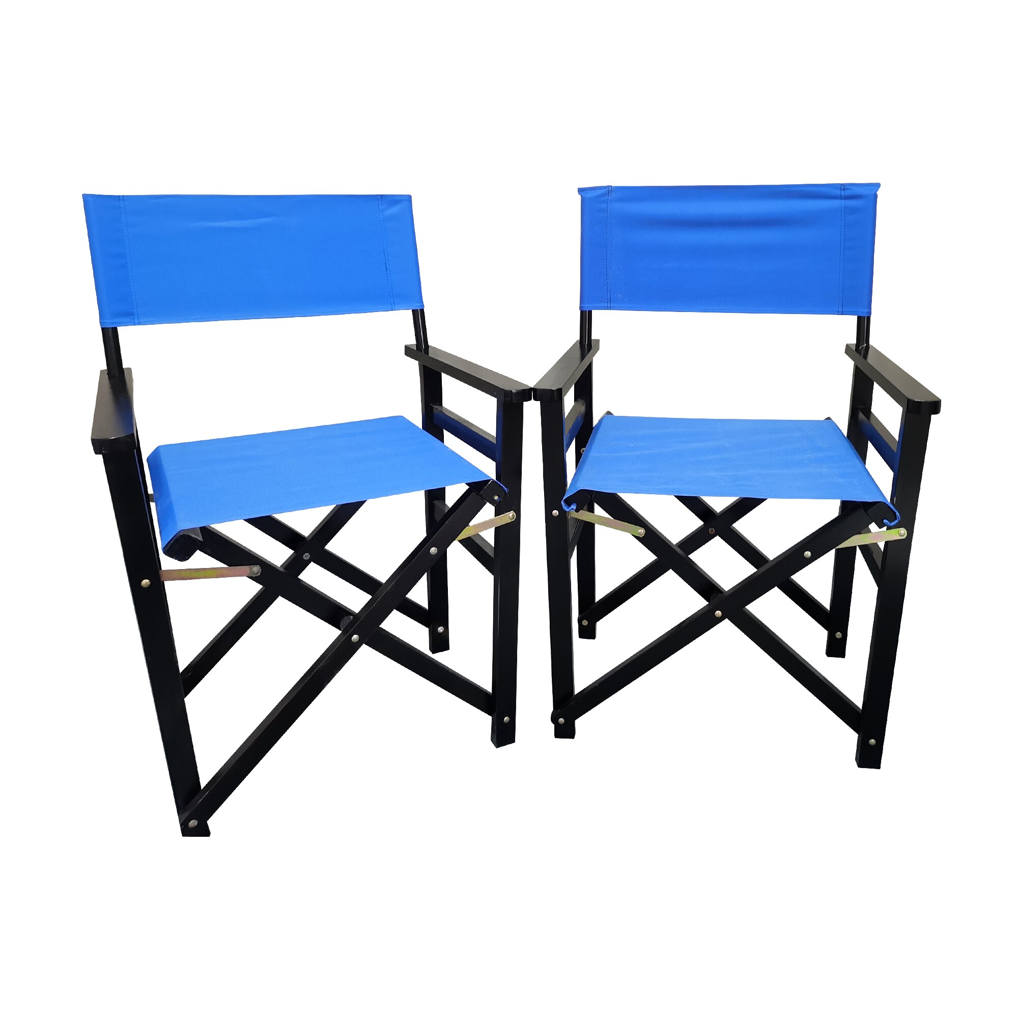 Maocao Hoom MZH32123 Set of 2 Black Wood Frame Stationary Chaise Lounge Chair with Mesh Seat