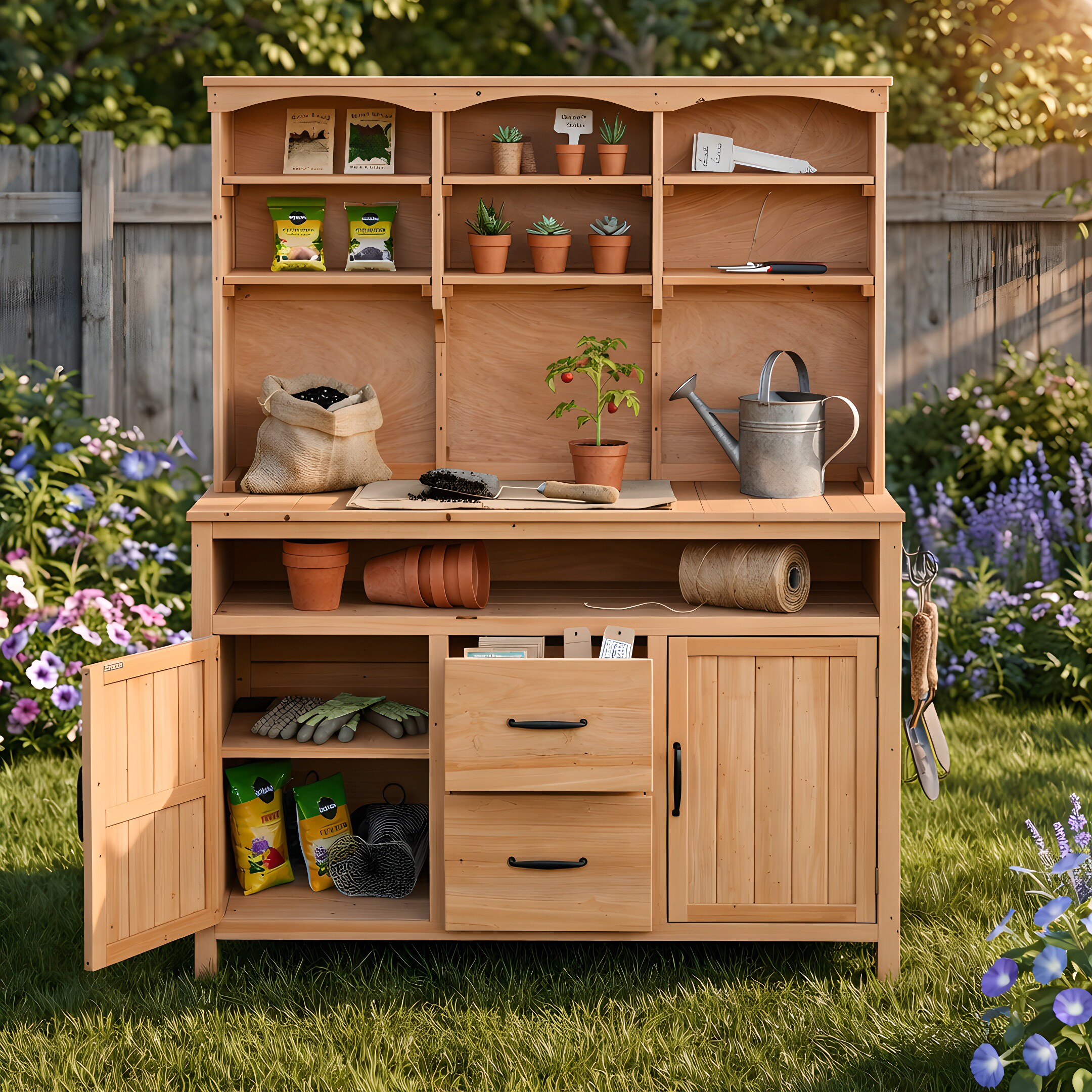 Boyel Living BL-TX-4332A Potting-Benches - View #3