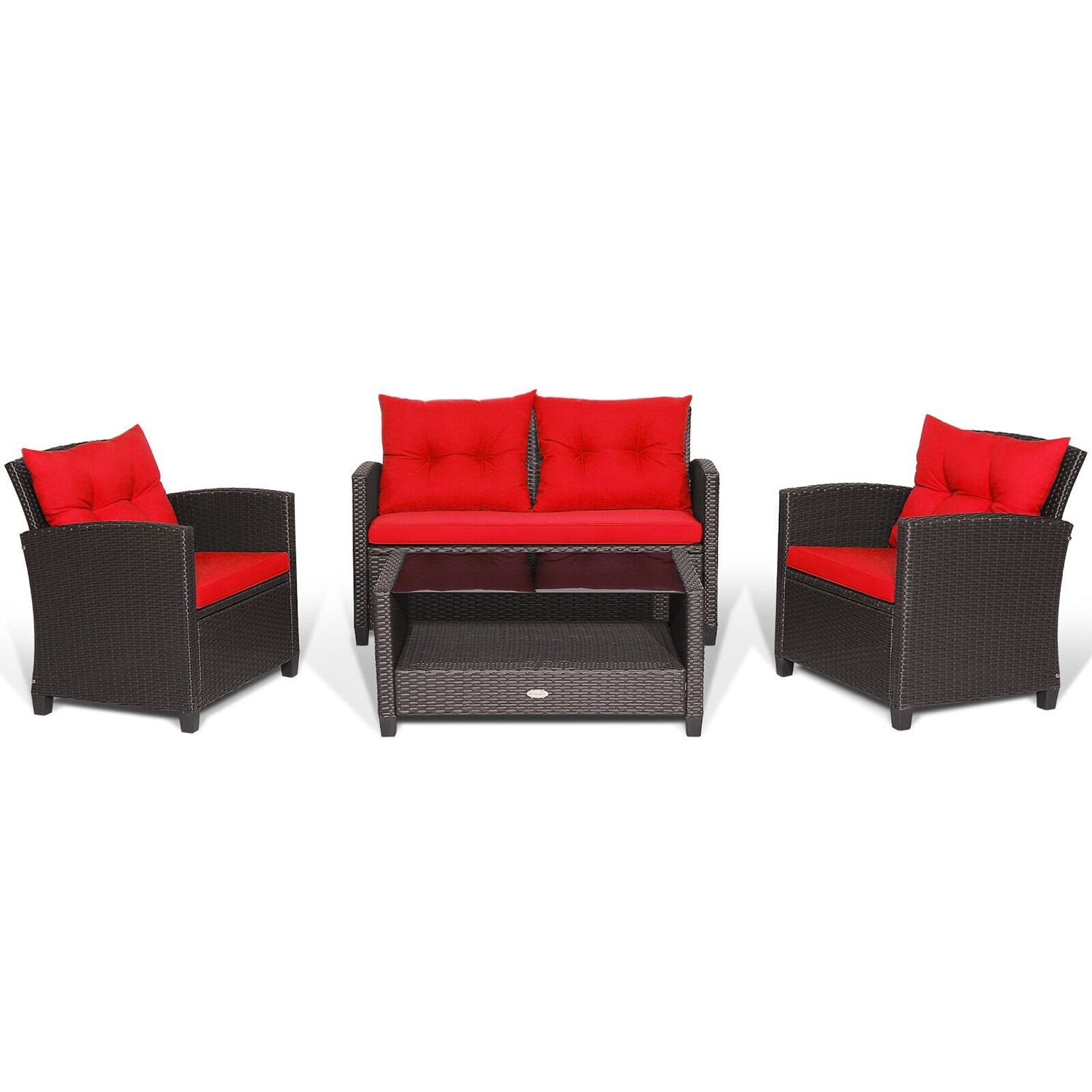 WELLFOR OUJ66742RE+ Patio-Conversation-Sets - View #9