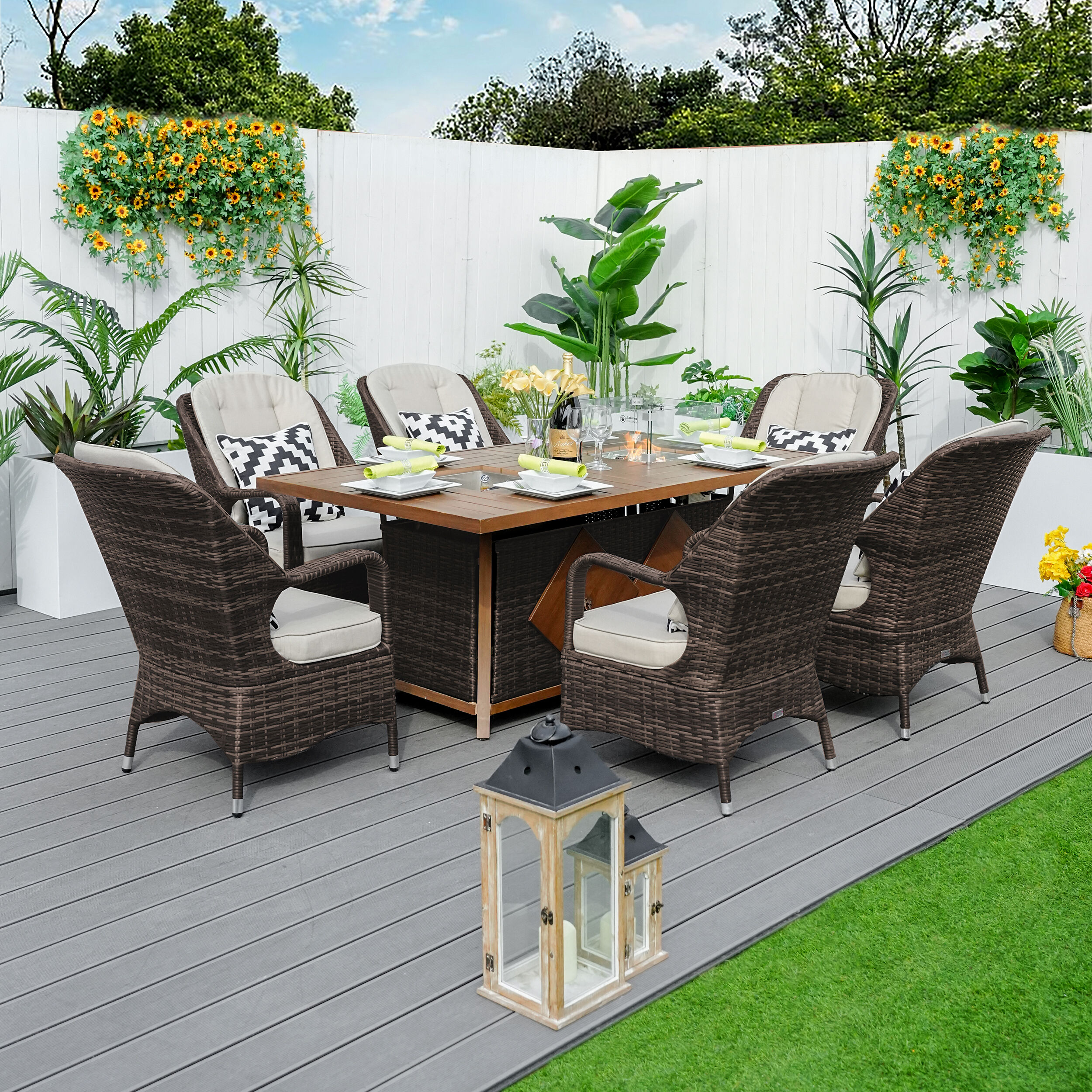 Moda Furnishings 1106FI-009-B Patio-Dining-Sets - View #3
