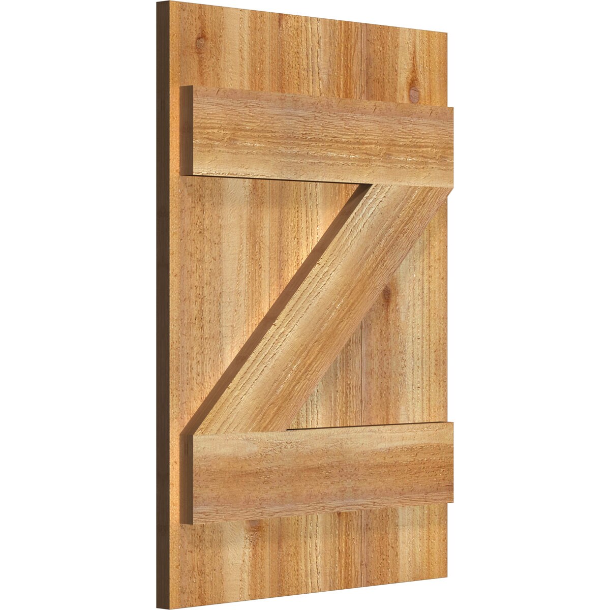 Ekena Millwork RBJ06Z16X023RWR Exterior-Shutters - View #2