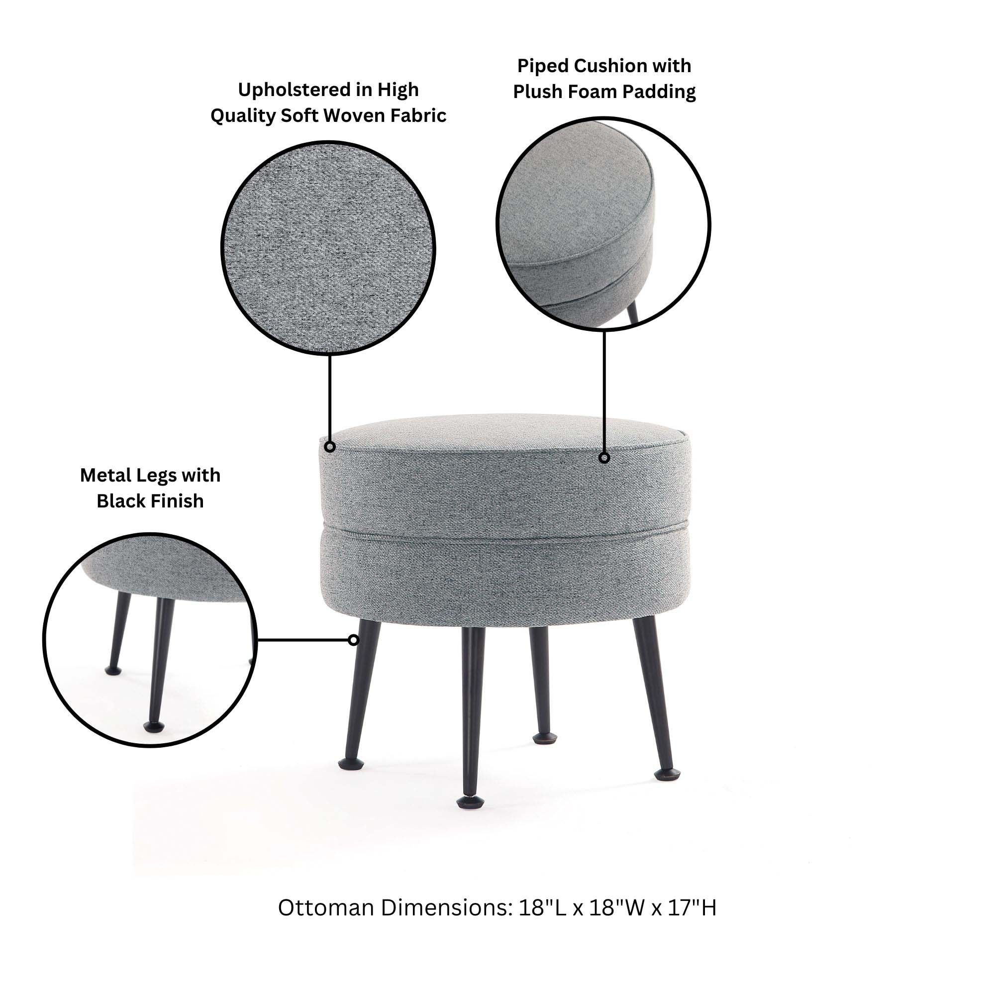 Manhattan Comfort 4-OT003-BK Indoor-Ottomans - View #5