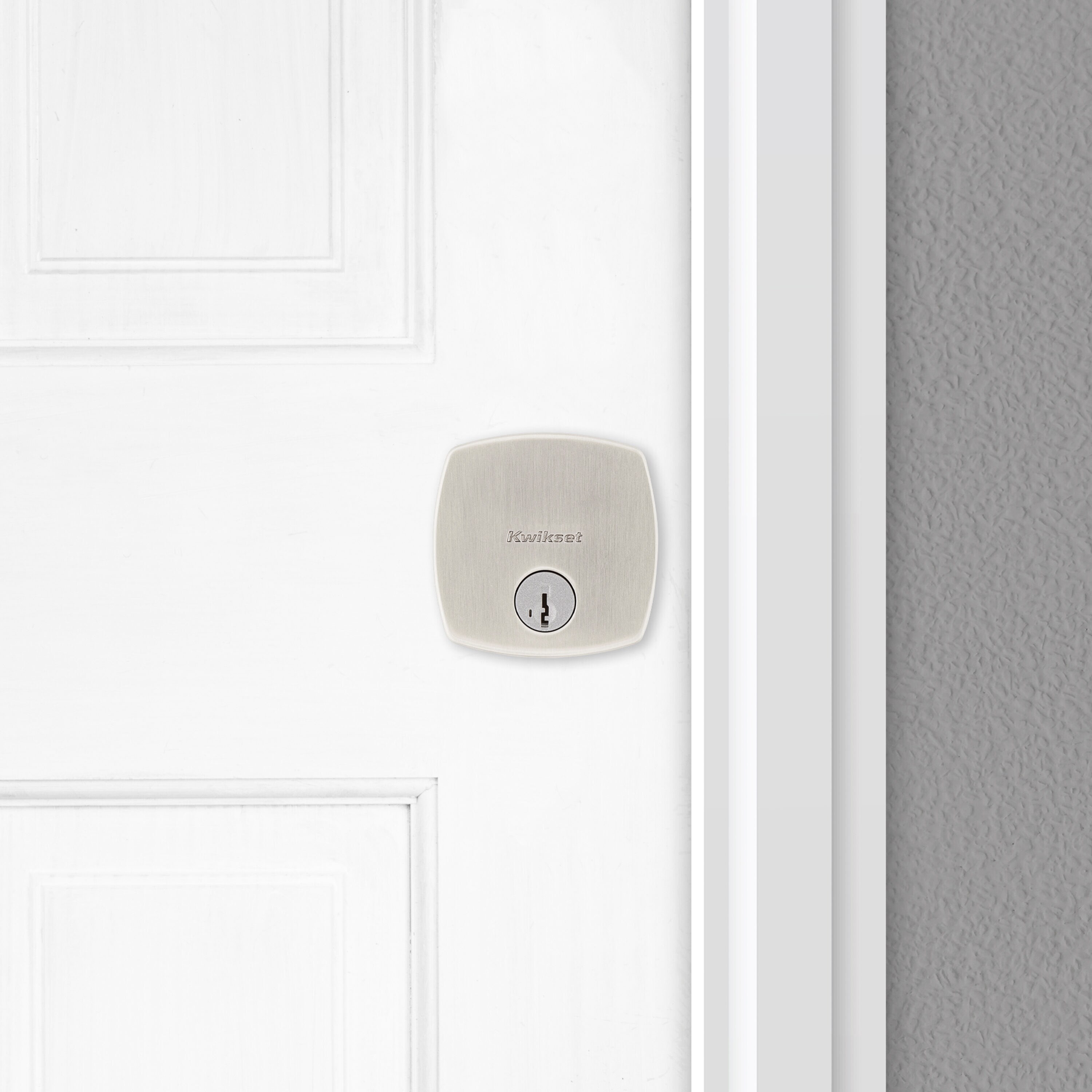 Satin Nickel Single Cylinder Deadbolt Door Lock
