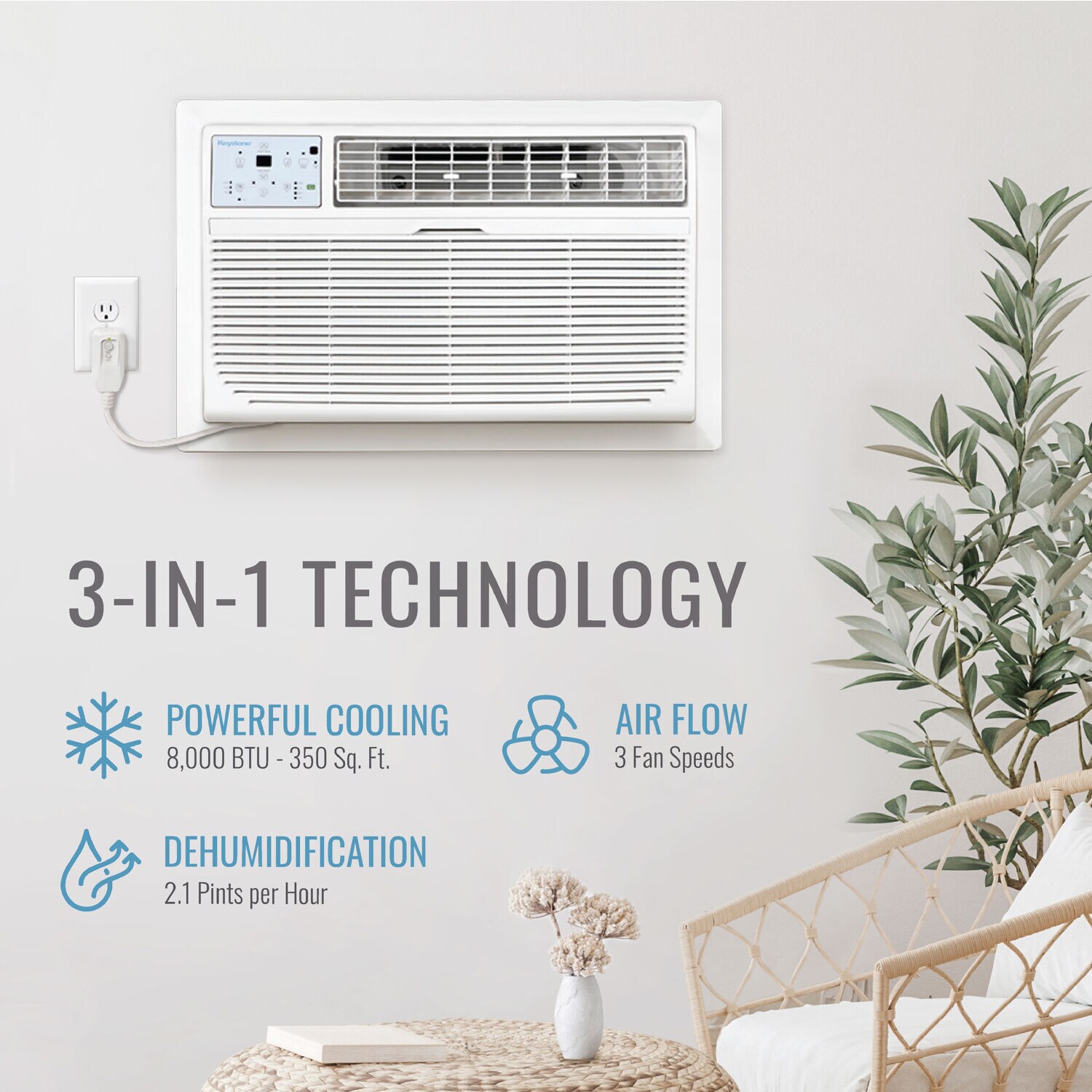 Keystone KSTAT08-1C Wall-Air-Conditioners - View #2