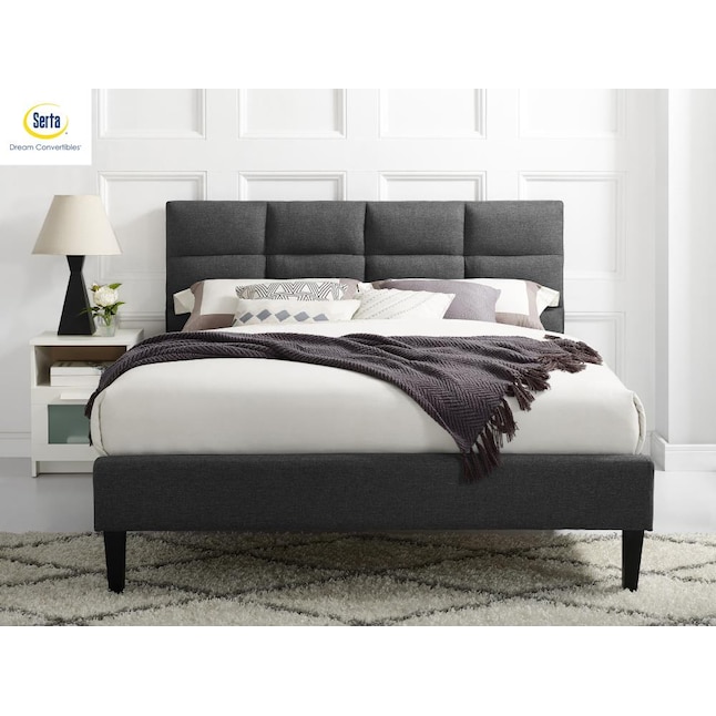 Serta Dark Grey Full Bed Frame In The, Best King Size Bed Frame Canada