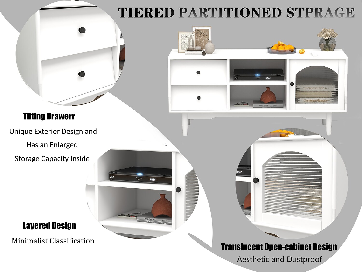 SINOFURN SYA440031WT Tv-Stands - View #15