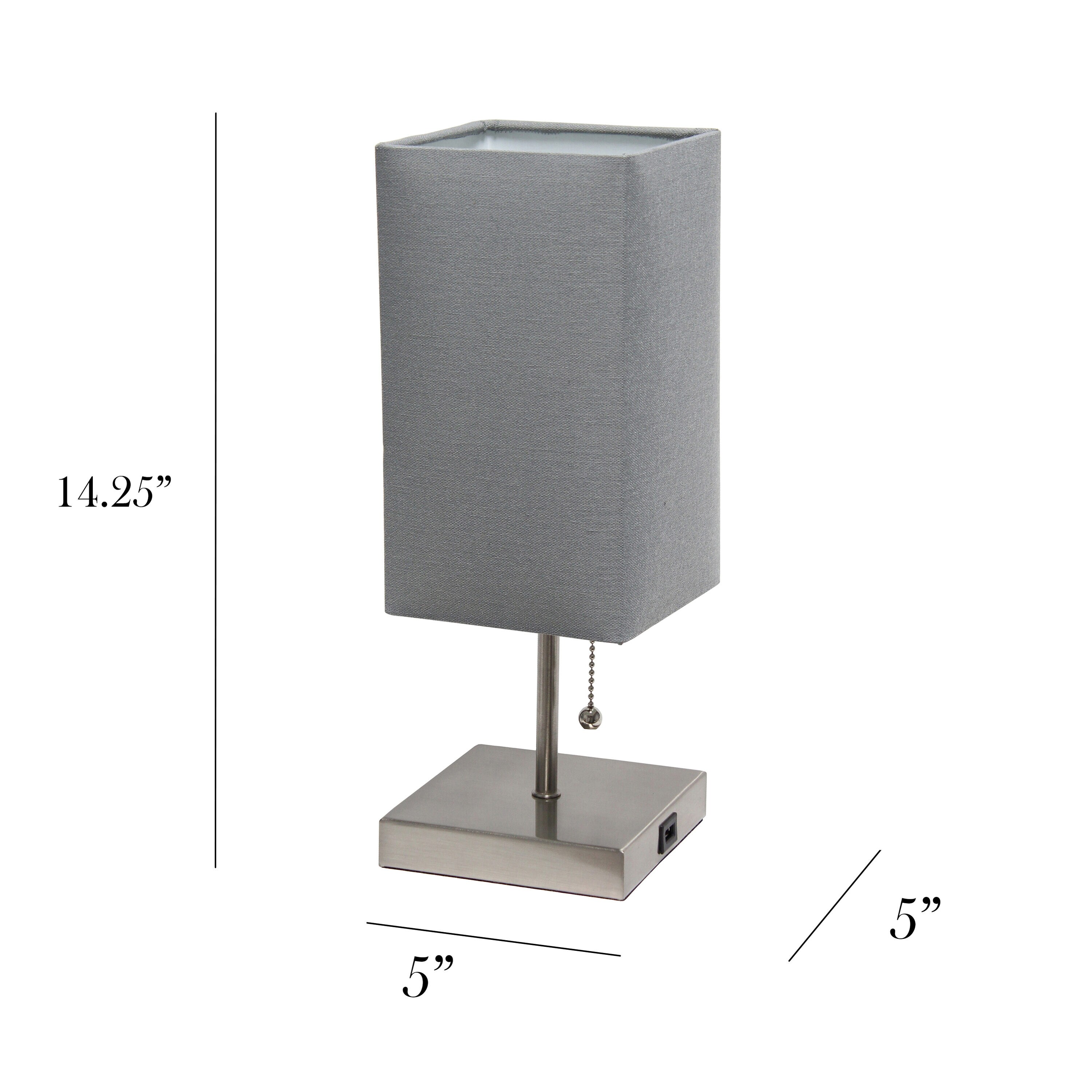Simple Designs LC7000-GRY Table-Lamps - View #4
