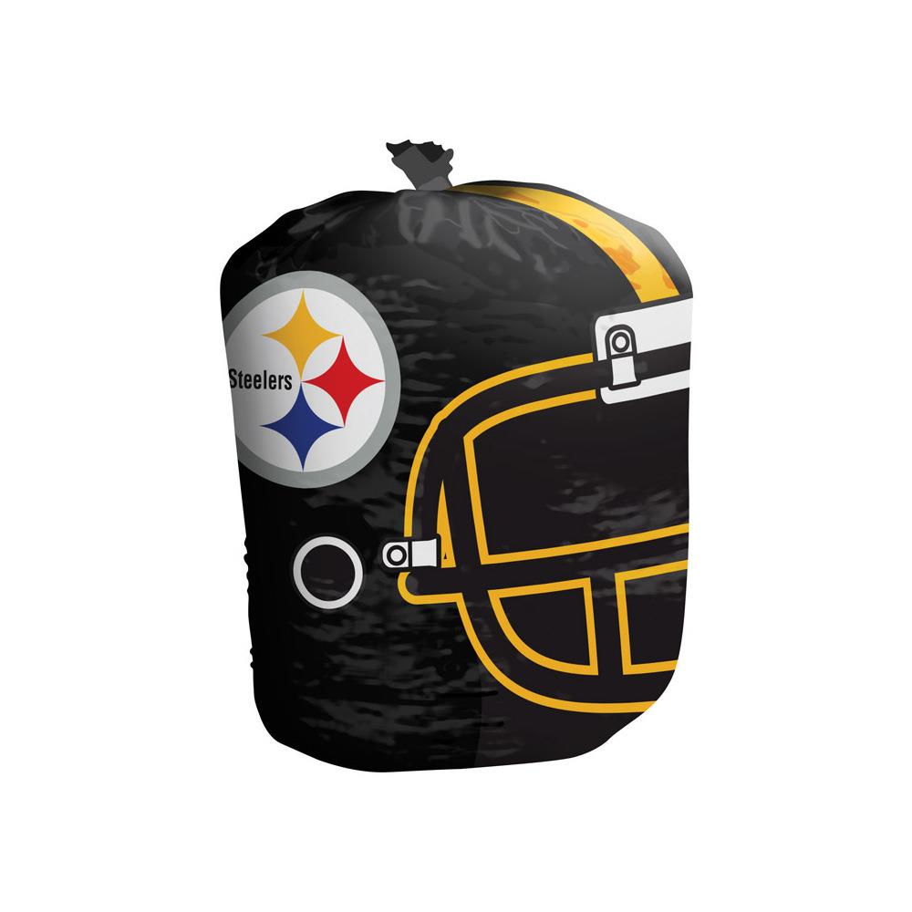 Stuff A Helmet 9705575 Pittsburgh Steelers 57 gal Trash Bags Twist