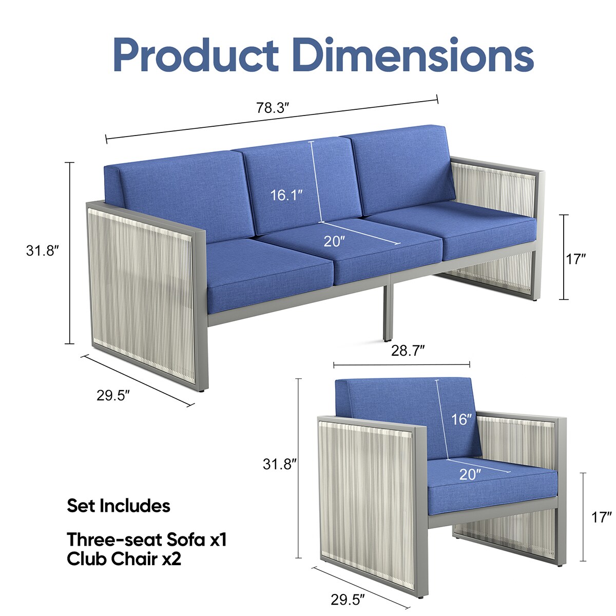 Rilyson FSFHGW1311-1 Patio-Conversation-Sets - View #9