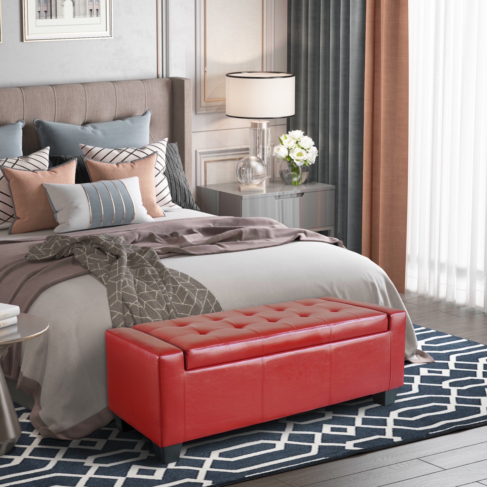 Tinyhomie LW-WEM-6123 Indoor-Ottomans - View #3