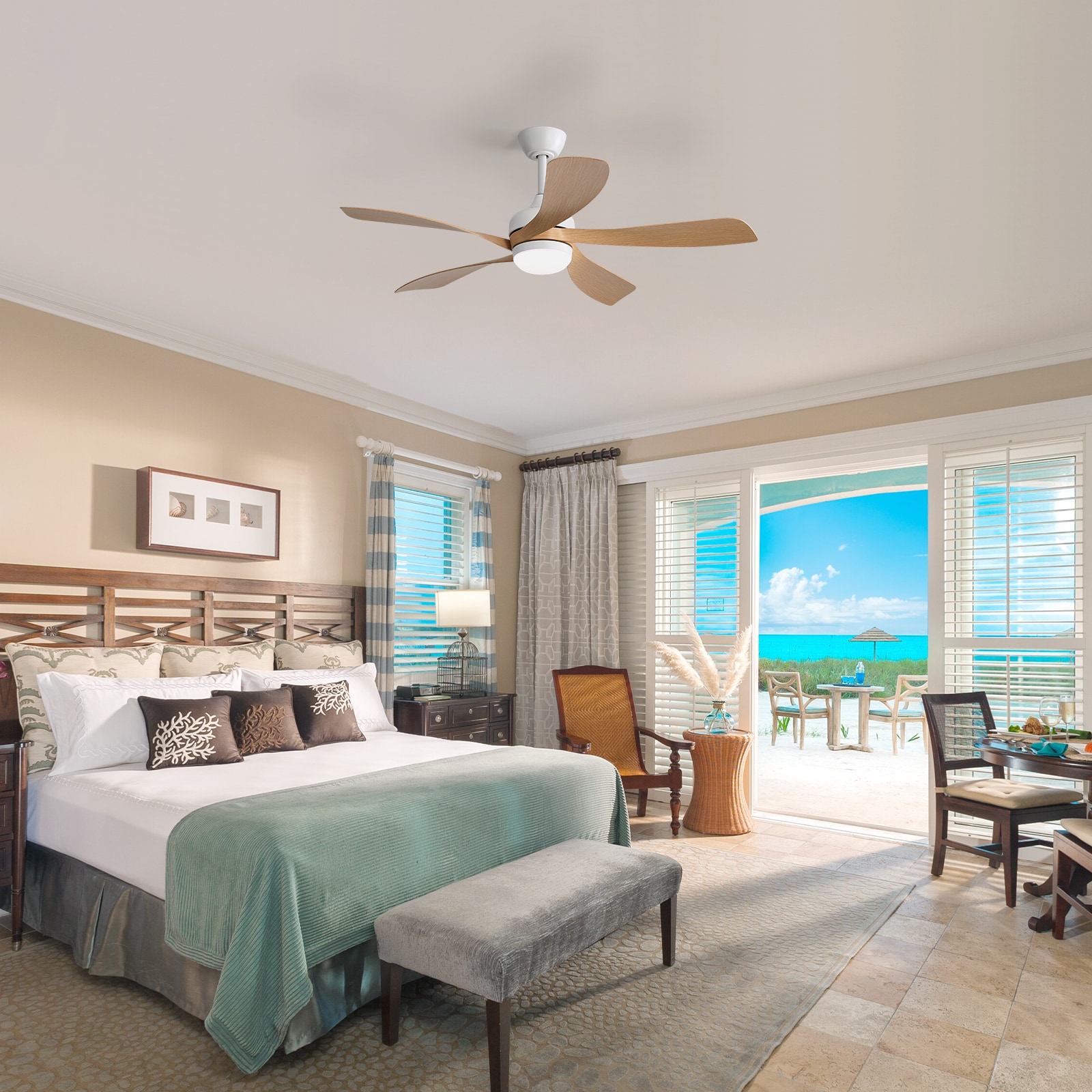 Sofucor L-52K096-WH-ABSQMW60 Ceiling-Fans - View #2
