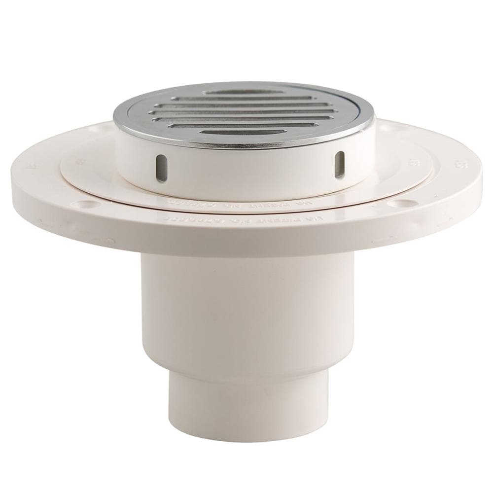 Wondercap Round Silver Round Chrome-plated Brass Strainer in the Shower ...