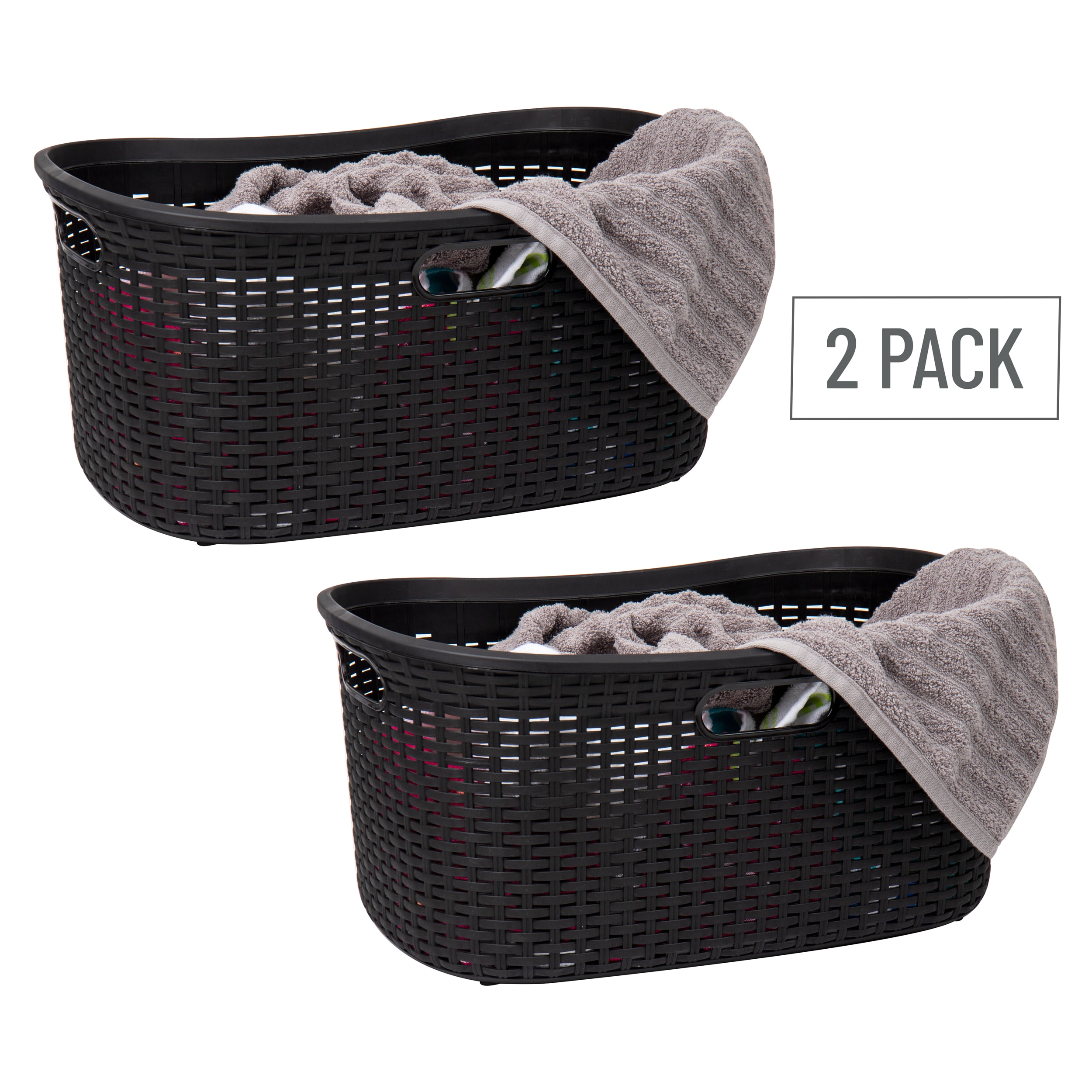 Mind Reader 40LBASK2PK-BLK Hamper-Baskets - View #8