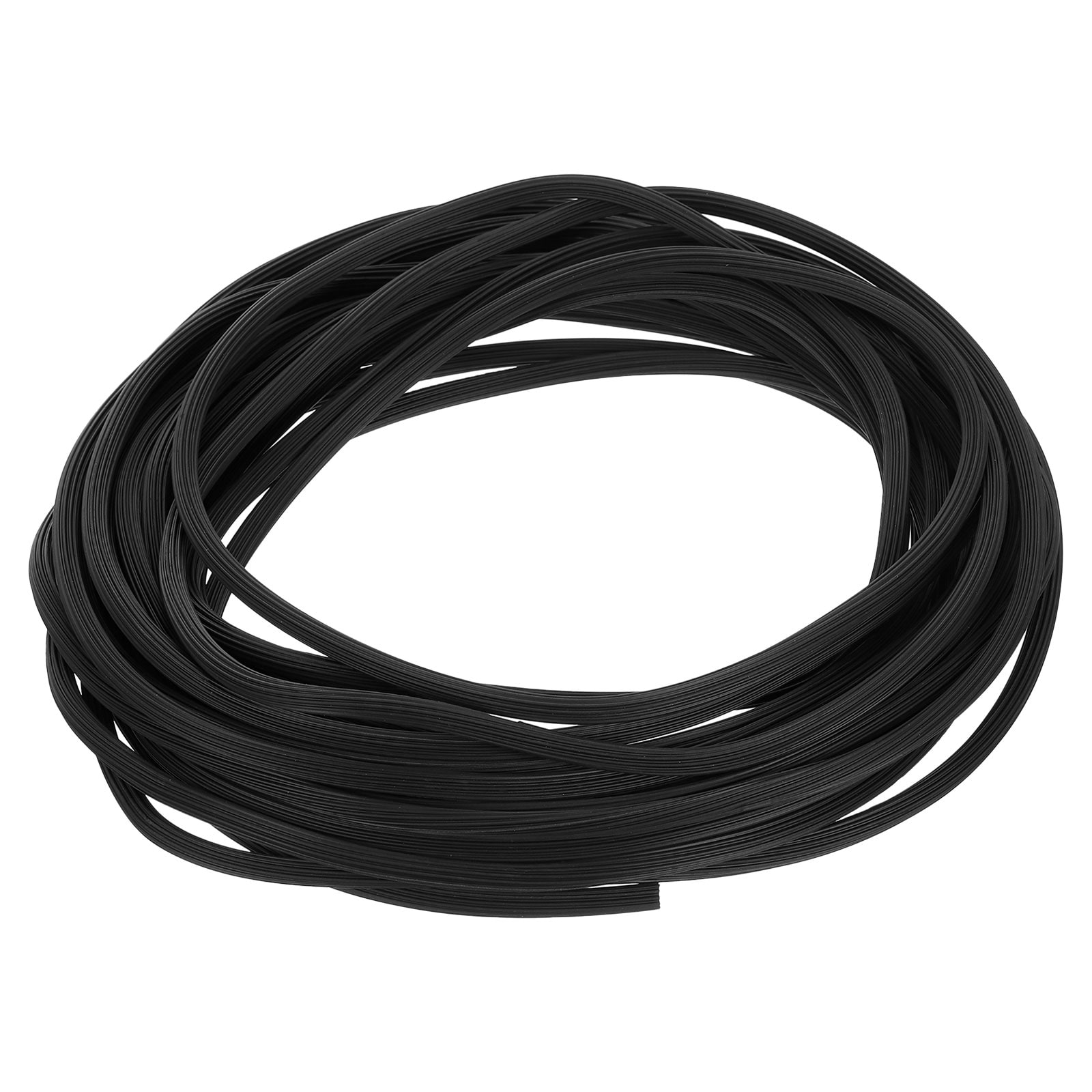 Unique Bargains TPE Screen Spline 0.2inx32.8ft Round Window Screen Repair Retainer Spline for Door Window Screens Replacement 10 Meter Black