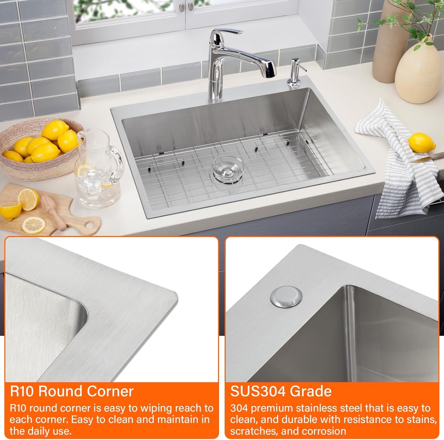 Qeetex LHF-SC-QPVP09005 Laundry-Tubs-Utility-Sinks - View #5