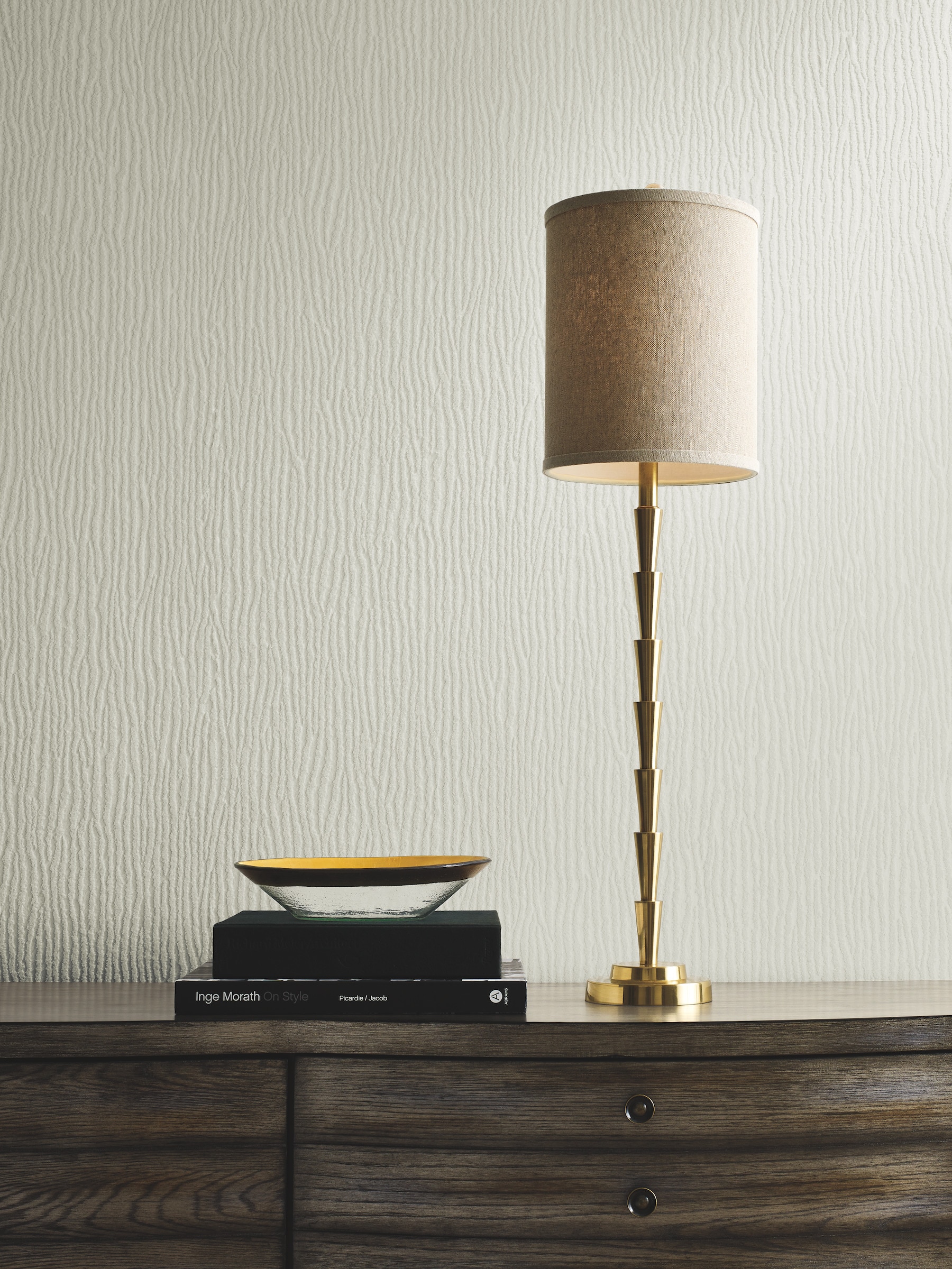 York Wallcoverings DD3795 Dazzling Dimensions Volume II 60.8-Sq. Feet Glint Non-woven Stripes Unpasted Wallpaper