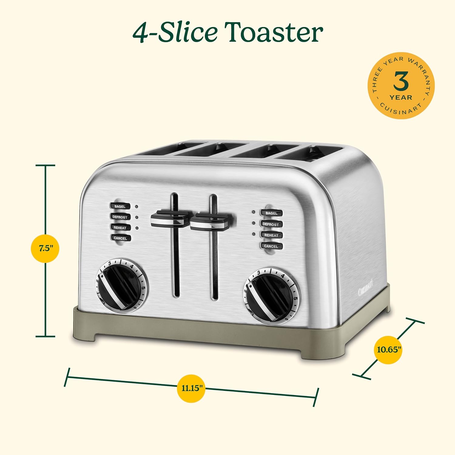 Cuisinart CPT-180P1 toasters - View #4