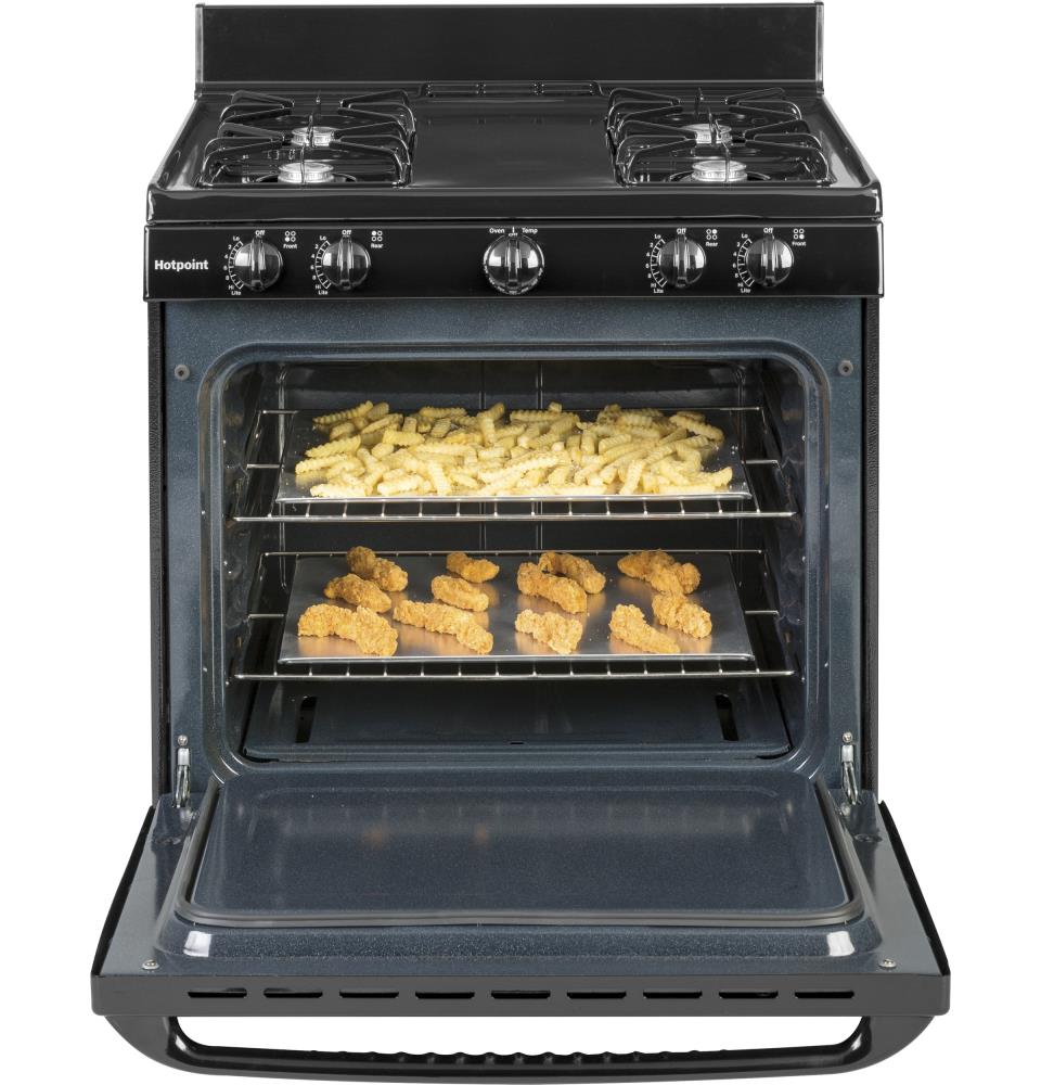 Hotpoint RGBS100DMBB Freestanding-Gas-Ranges - View #4