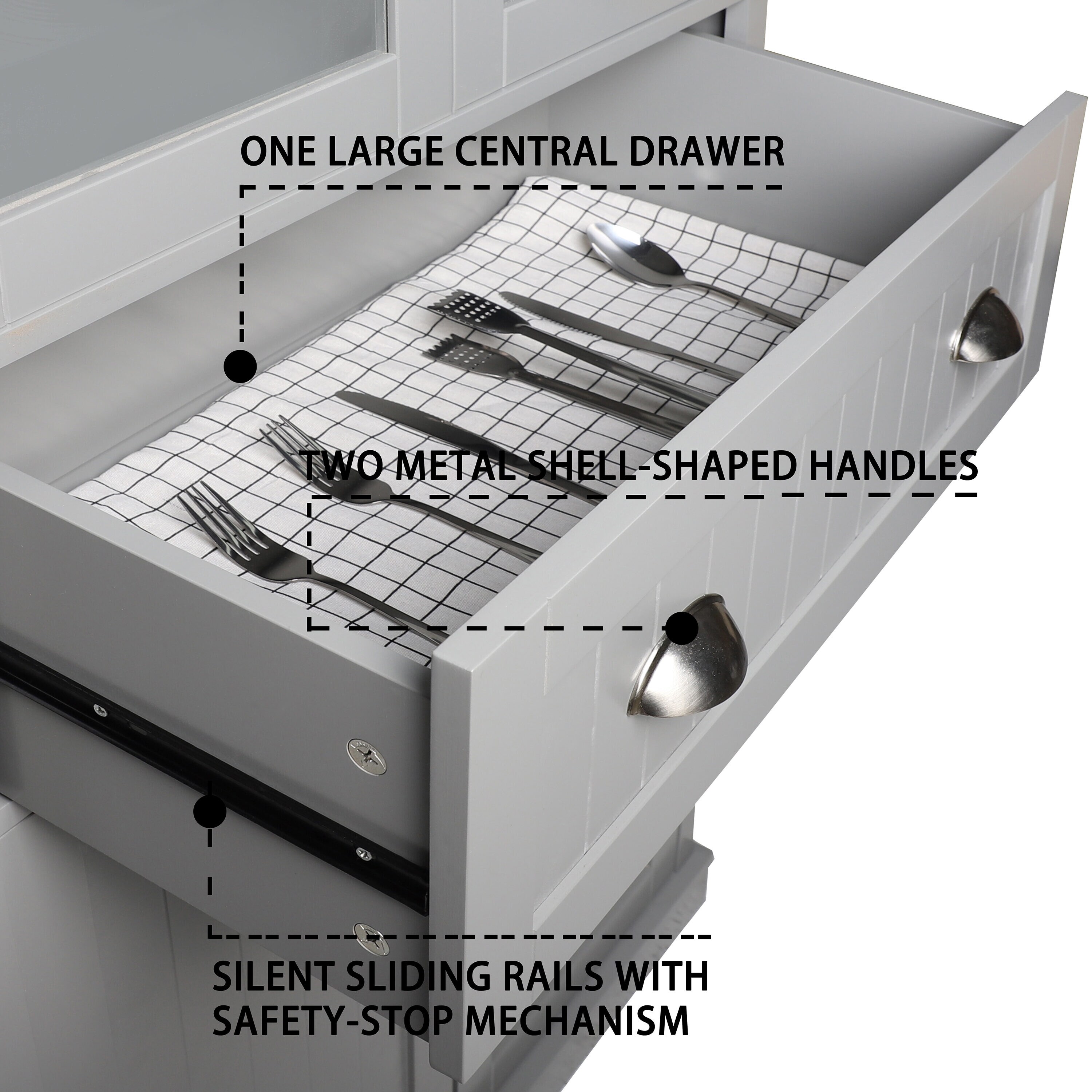 VEIKOUS HP0405-02WH Dining-Kitchen-Storarge - View #9