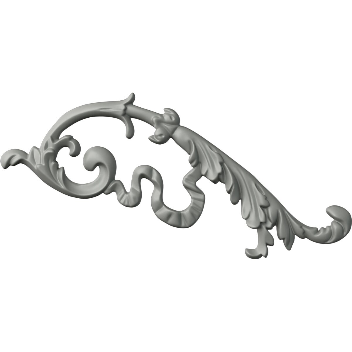 Ekena Millwork ONL13X06X00KI-R Kirke, Right 13-Inches W x 6.25-Inches H Primed Applique