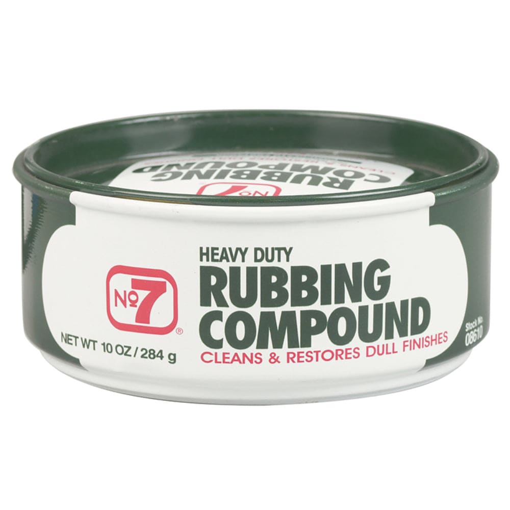 No.7 No 7 Heavy Duty Rubbing Compound Paste 10 Oz