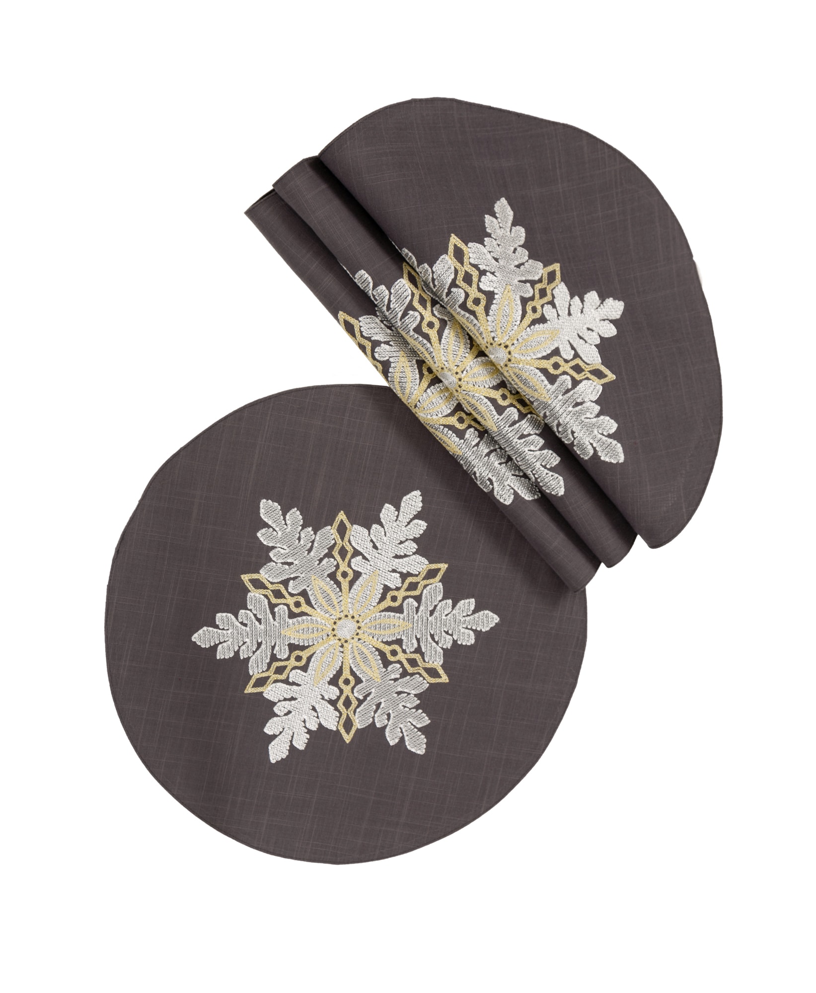 XIA Home Fashions XD1890316RND 16-in Decoration (4-Pack) Christmas Decor