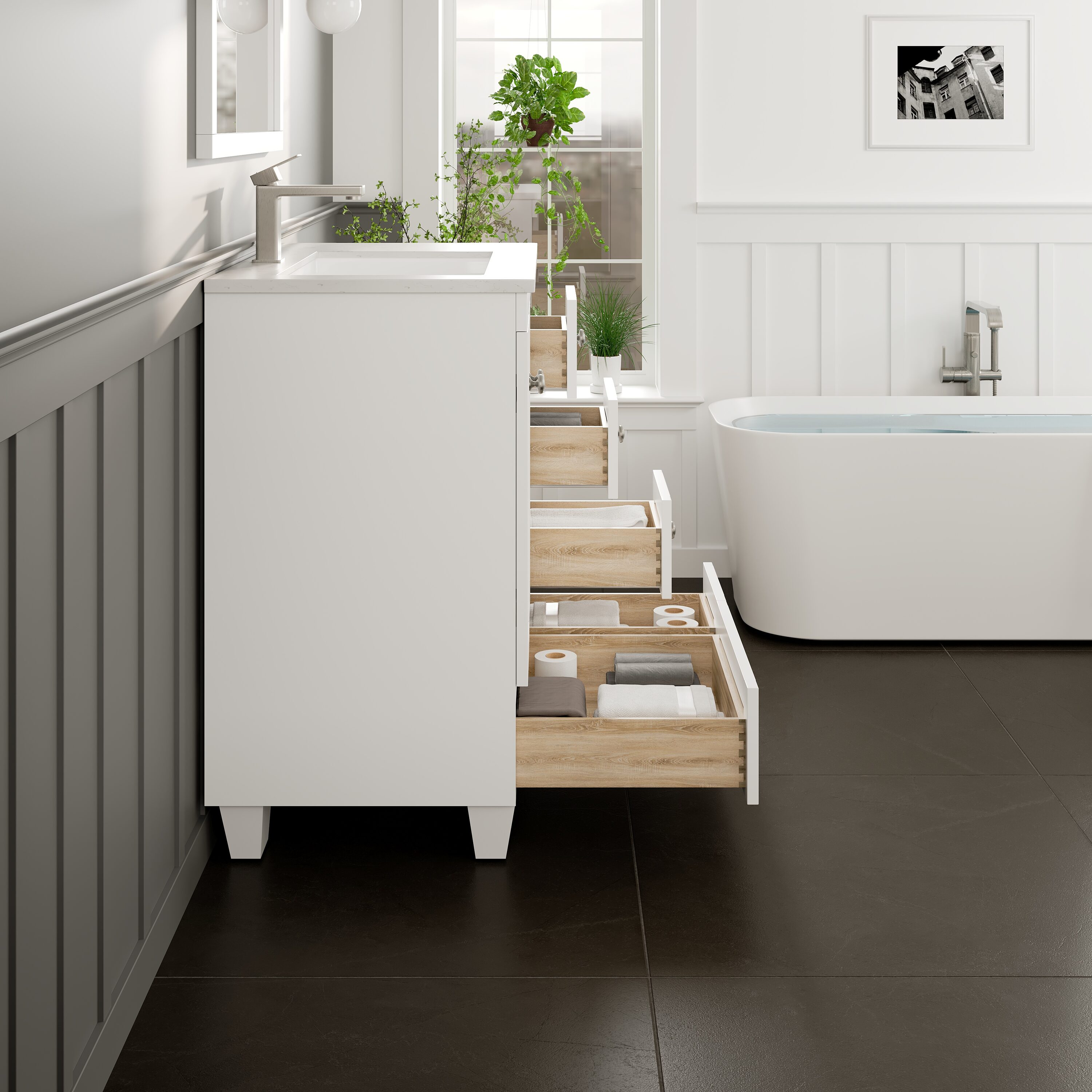 Eviva EVVN30-30X18WH-Q Bath-Vanity-Combo - View #4