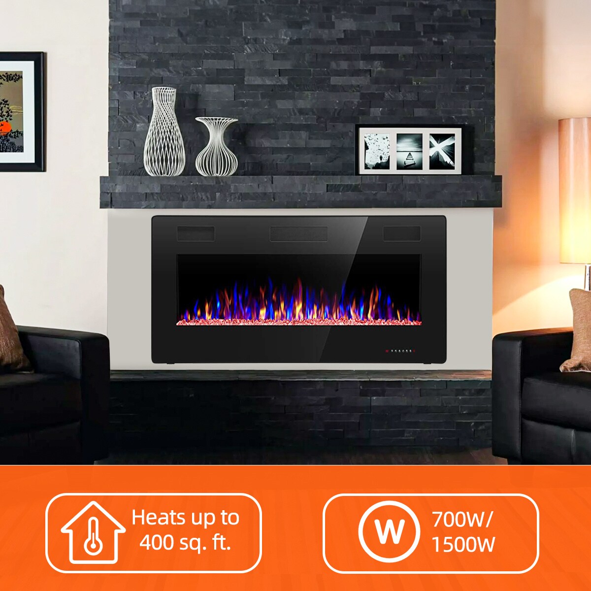 EdenDirect LW-836C3 Electric-Fireplaces - View #3