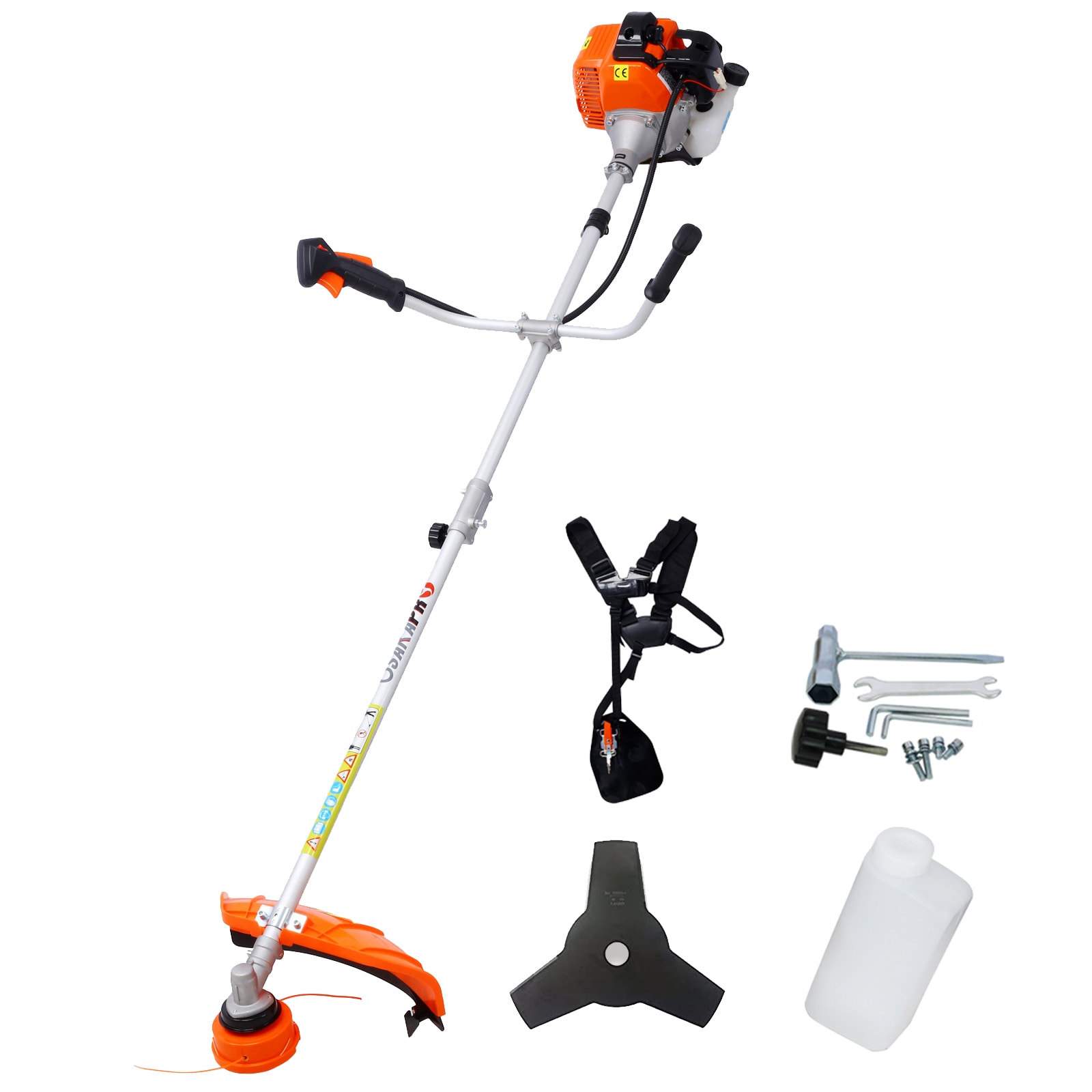 EXTRAUP YHLW113442937 String Trimmer 51.7-cc 2-cycle 10-in Straight Shaft Corded Gas String Trimmer
