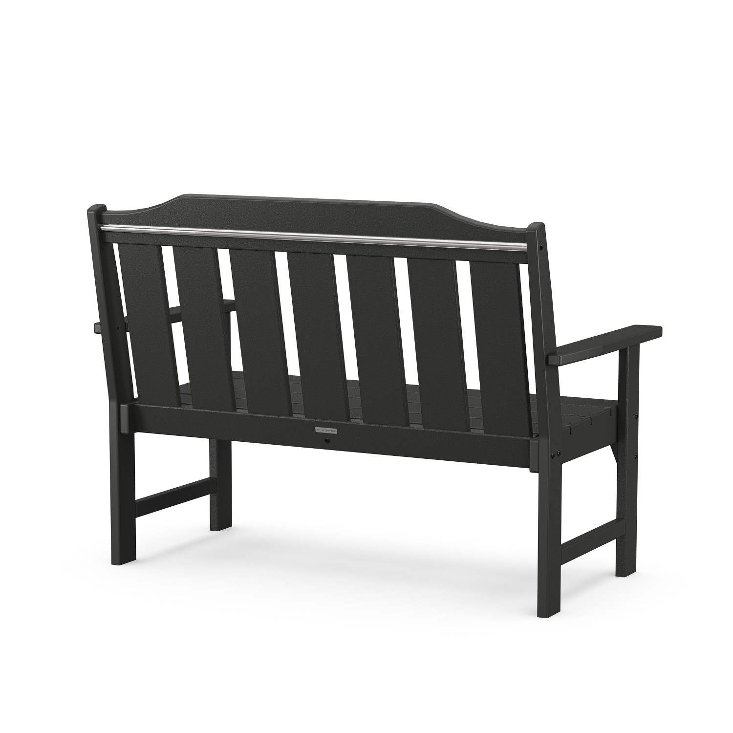 Black deals polywood bench