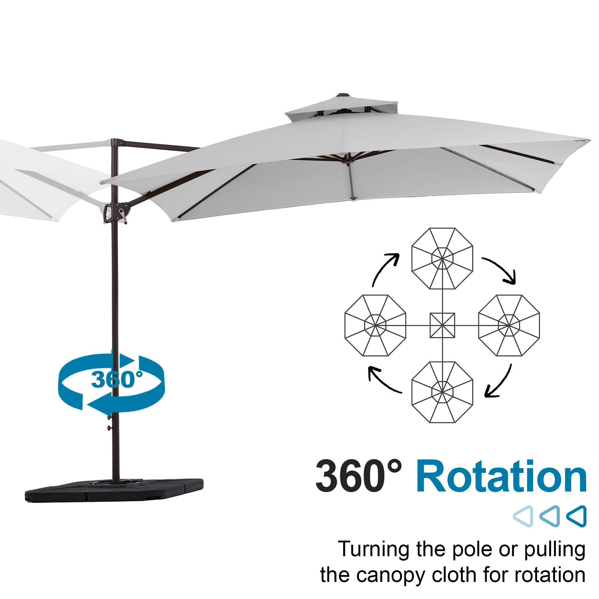 VOUA JYLM-10X10-GY Umbrellas-2 - View #7