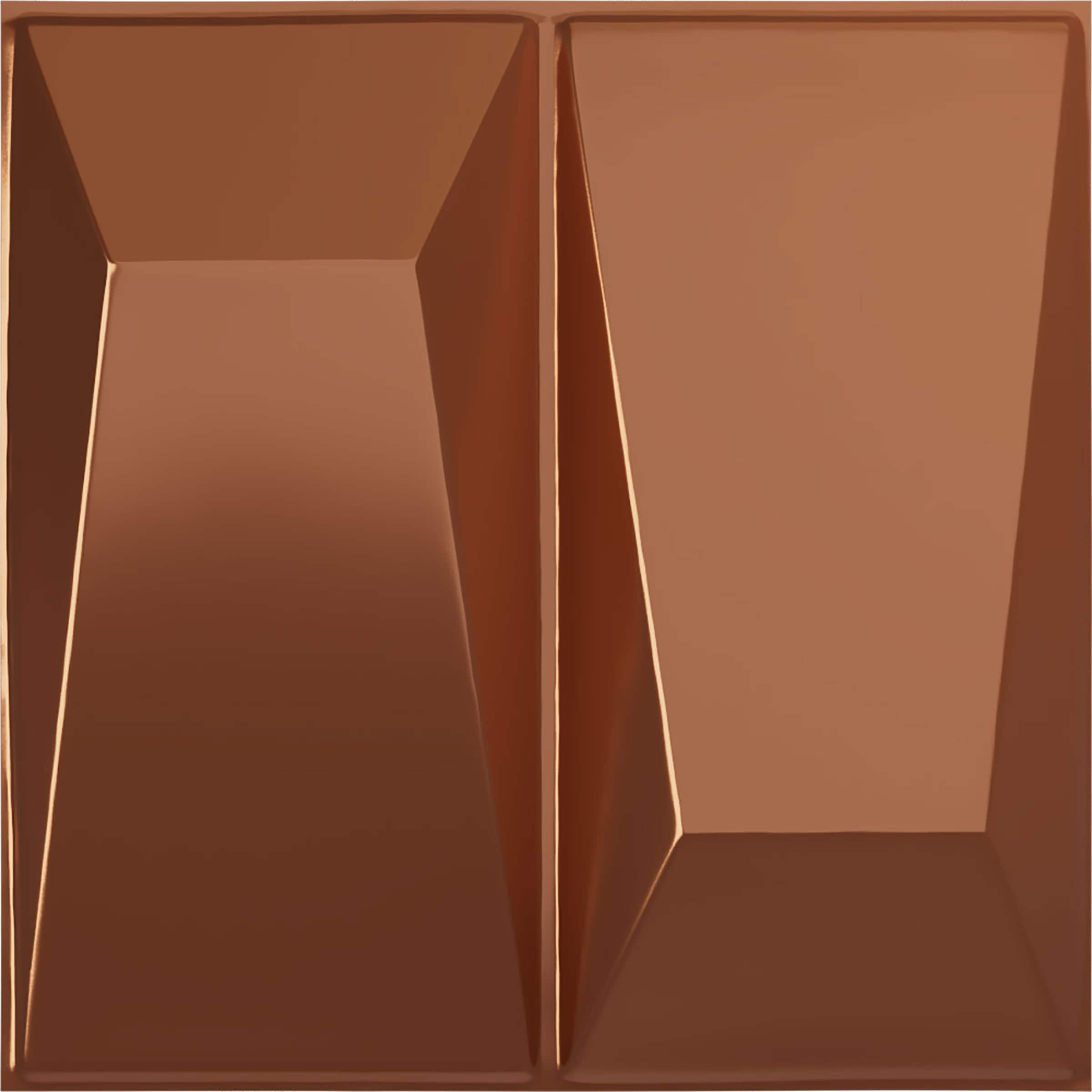Ekena Millwork WP12X12LOBCO-CASE-12 11-7/8-in x 11-7/8-in Embossed Paintable/Stainable Copper PVC Wall Panel ( 12 -Pack, Covers 11.76-sq ft )