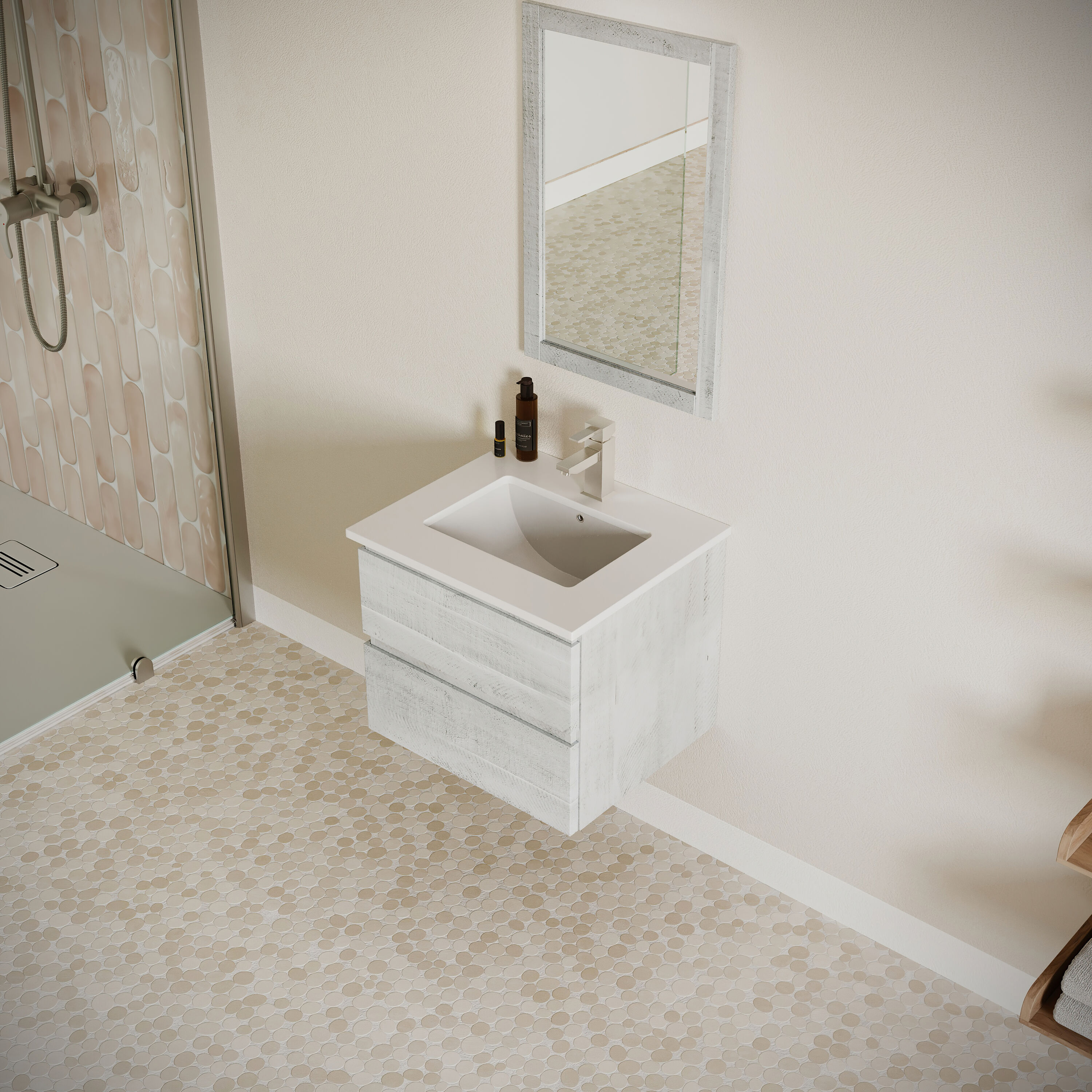 Fresca FVN3124RWH Bath-Vanity-Combo - View #4