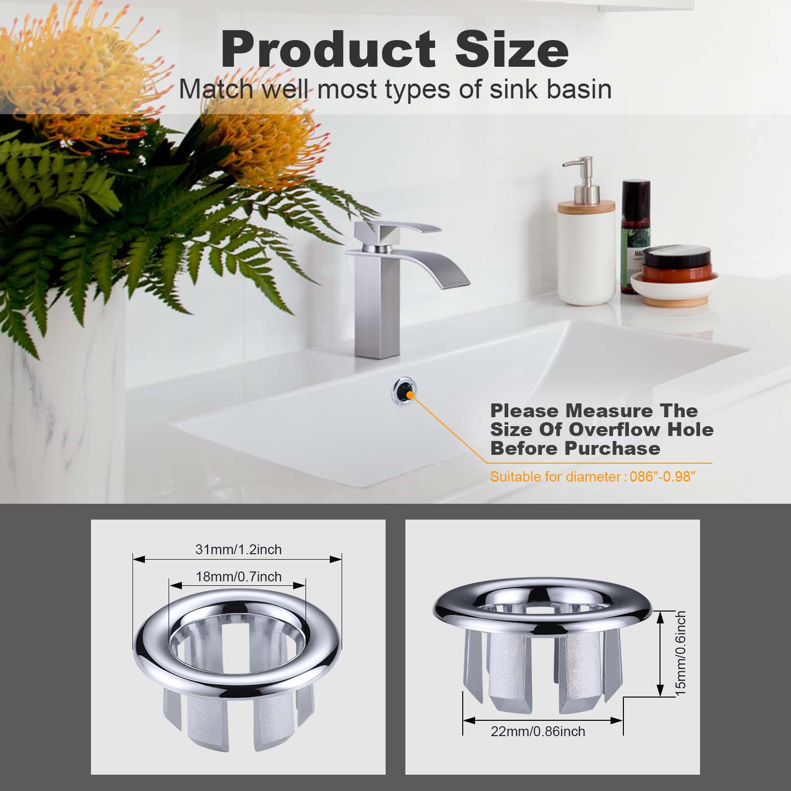 WOWOW K1003C-LW Tub-Drain-Accessories - View #5