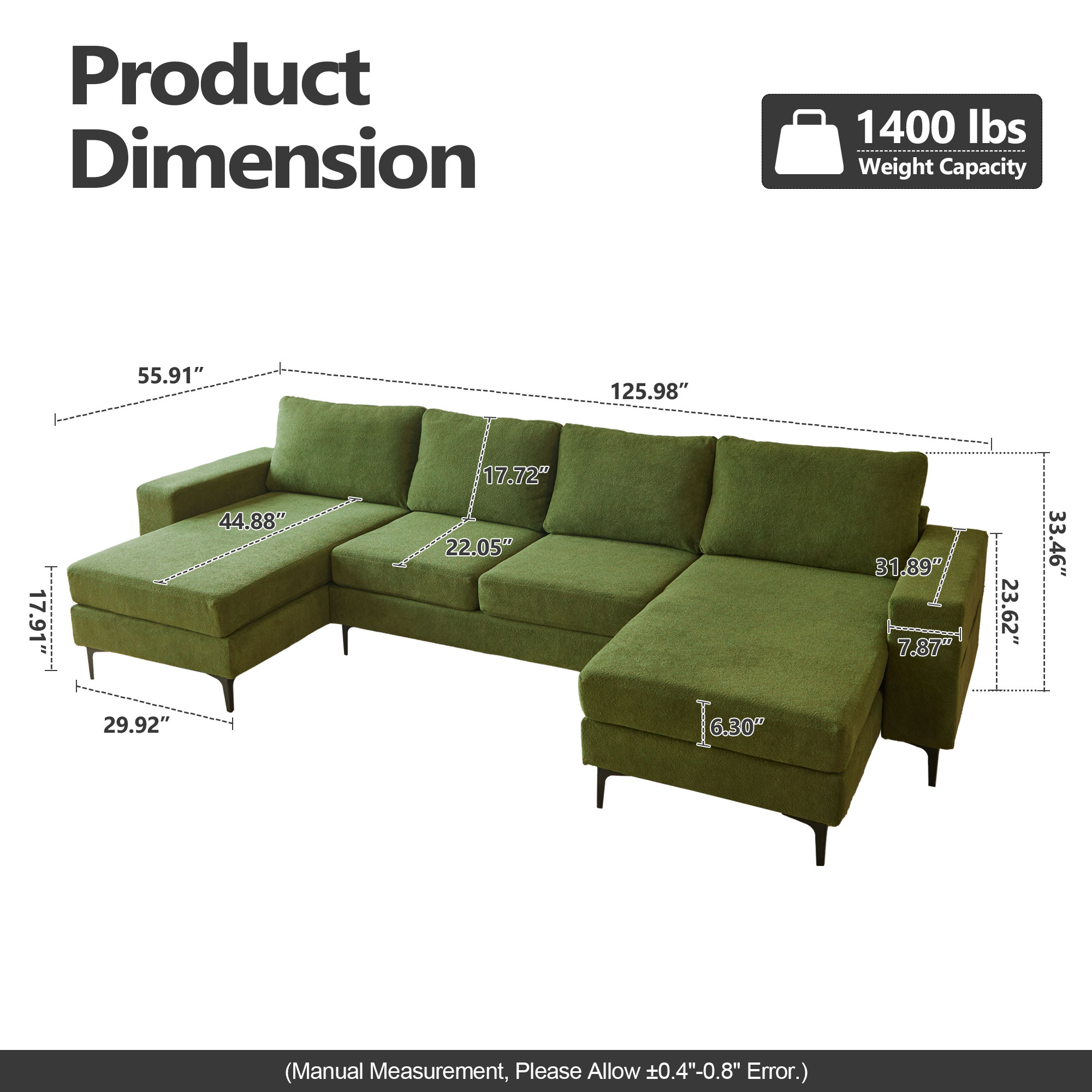 weaxty DCDKI2670 Sofas-Loveseats - View #6