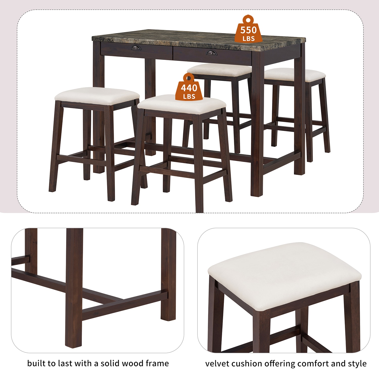 GZMR GM-ST0AE Dining-Sets - View #8