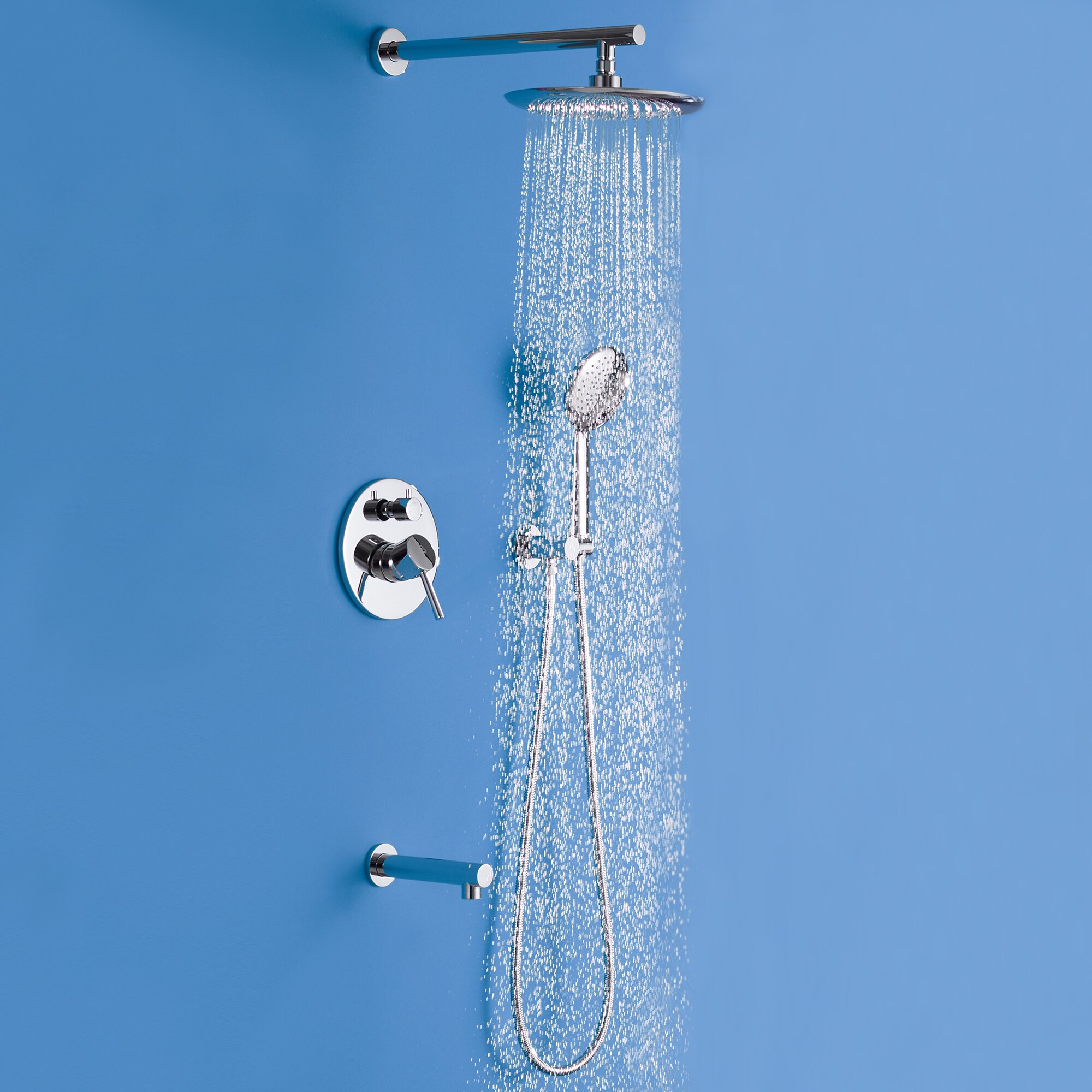 Clihome MS-A3809-10ORB Showerhead-Bar-Panels - View #4