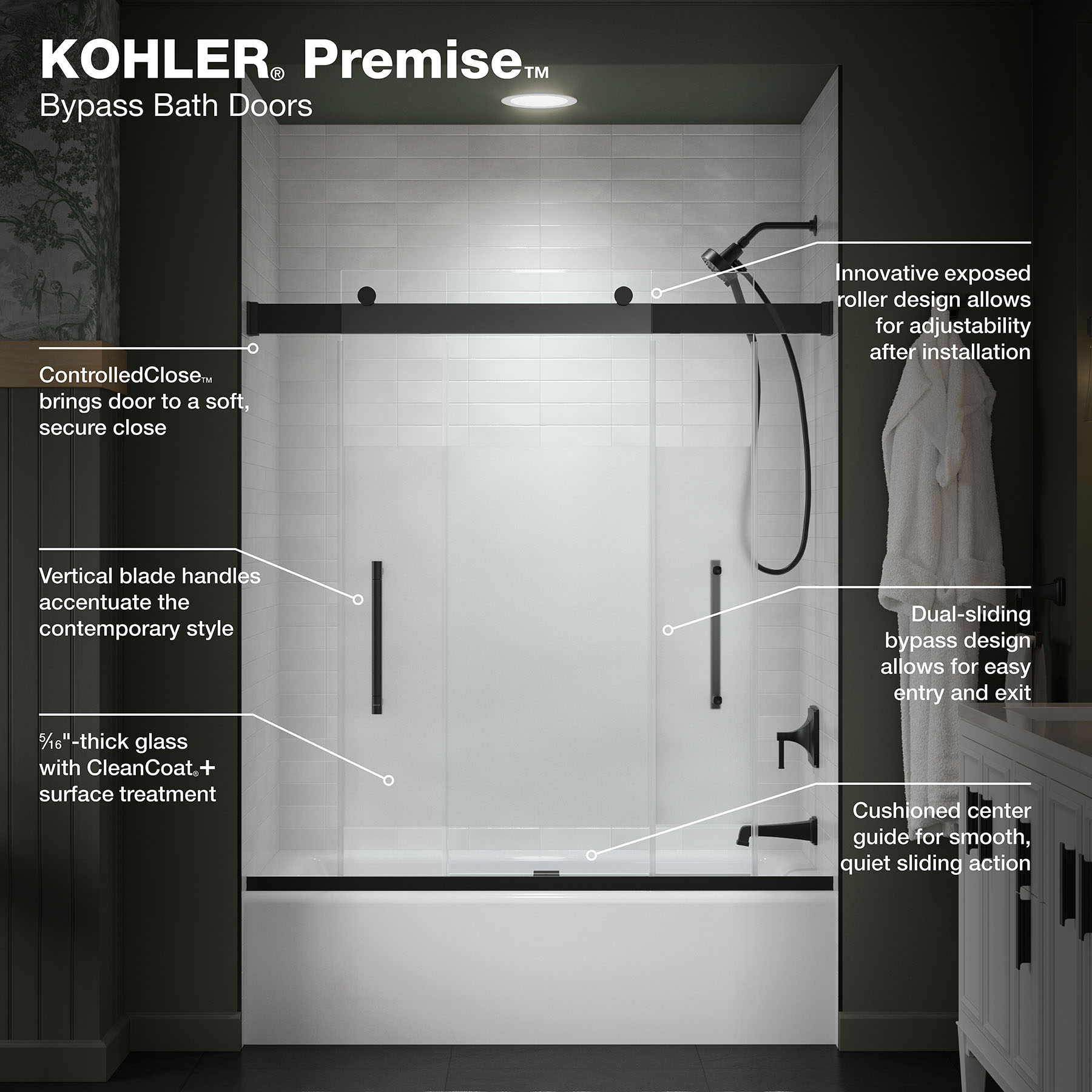 KOHLER 702476-8G81-BL Bathtub-Doors - View #6