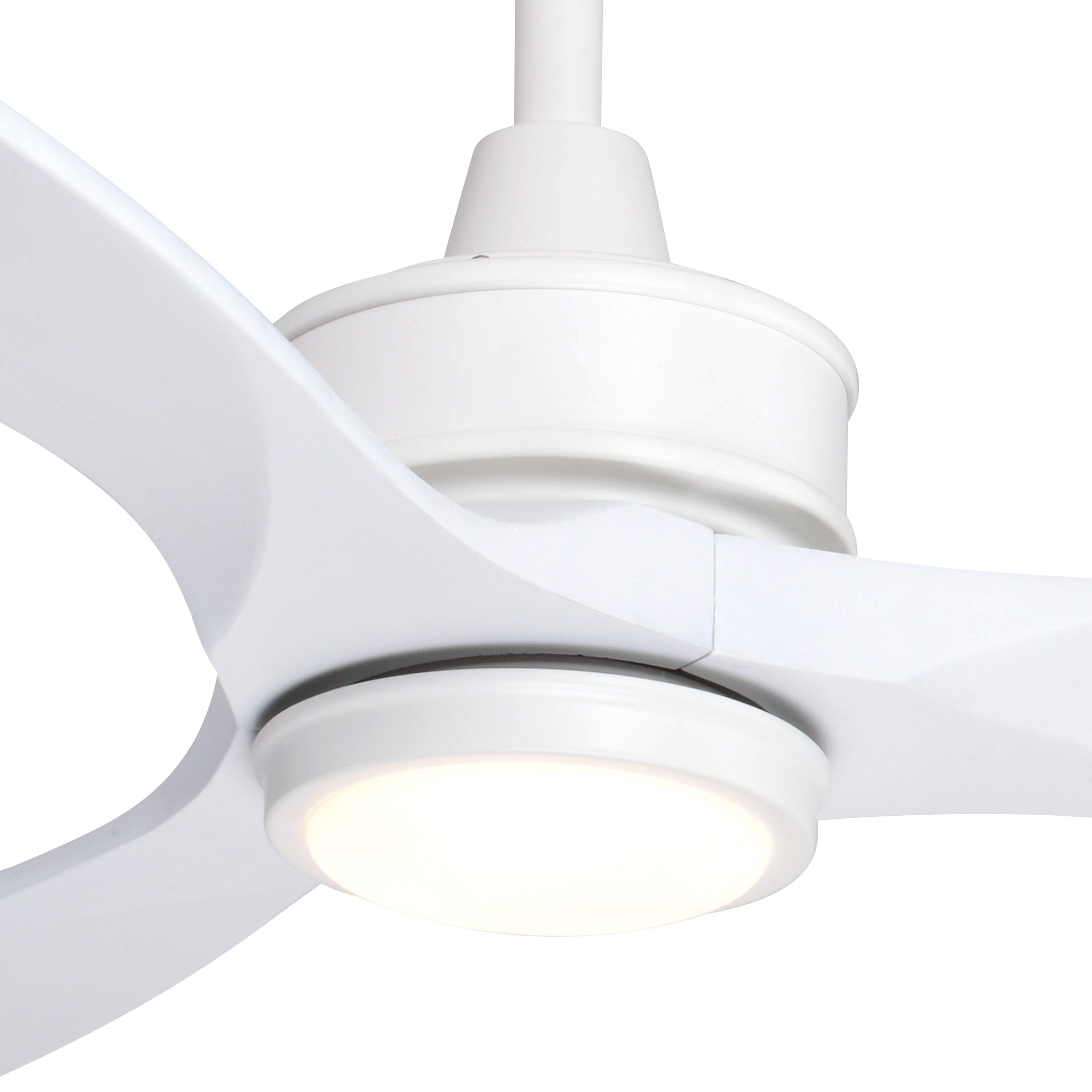 Cascadia Curtiss 52-in White Integrated LED Indoor/Outdoor Propeller ...